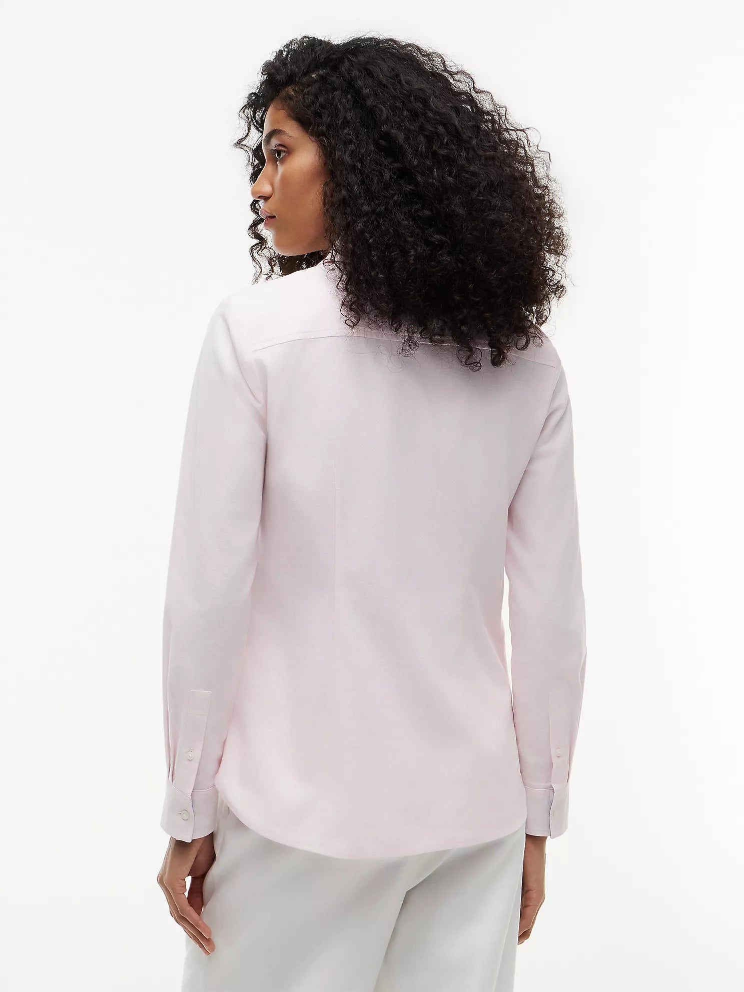 woman Regular Fit Stretch Oxford Shirt  Tommy Hilfiger