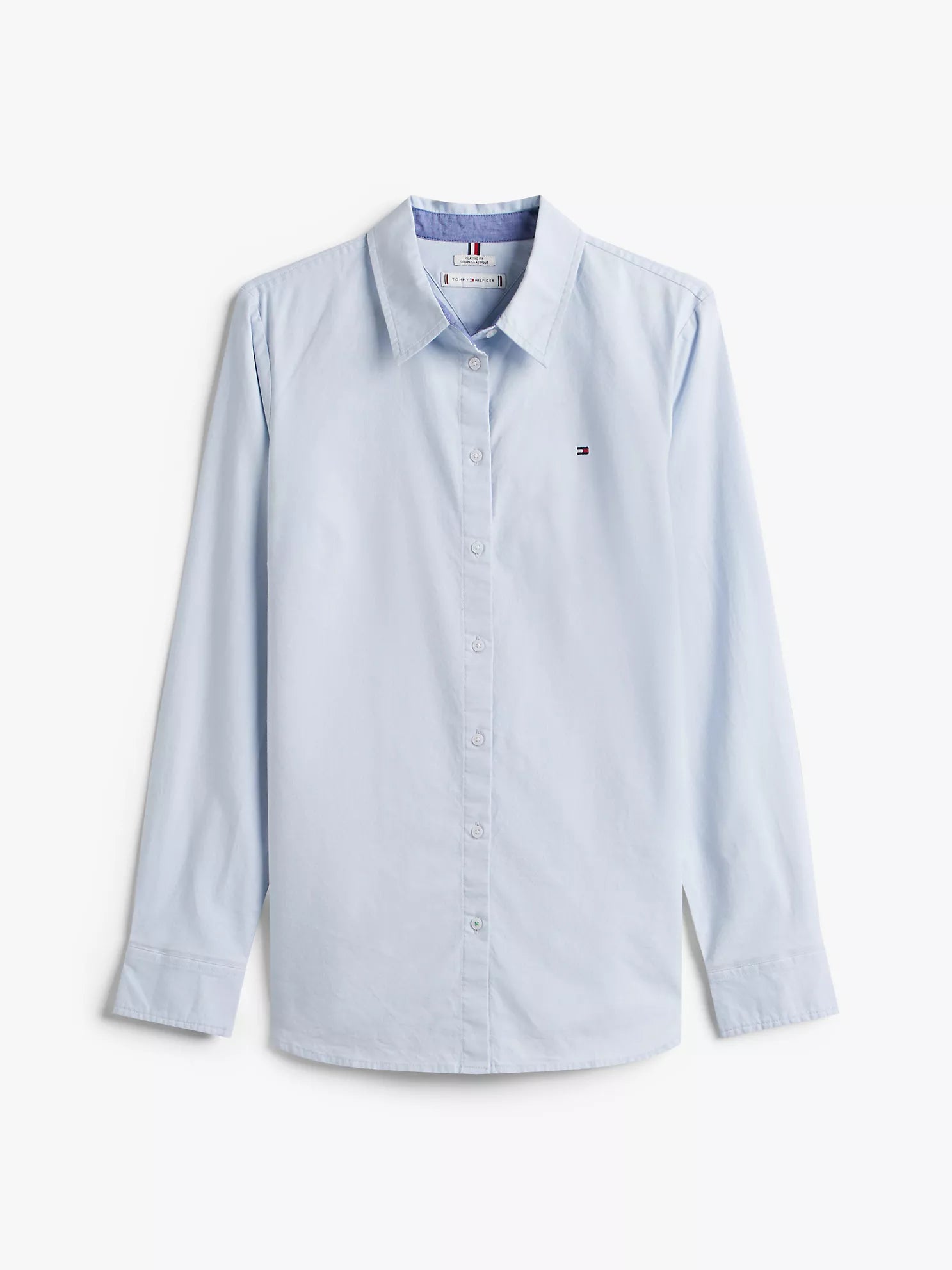 woman Regular Fit Stretch Oxford Shirt Tommy Hilfiger