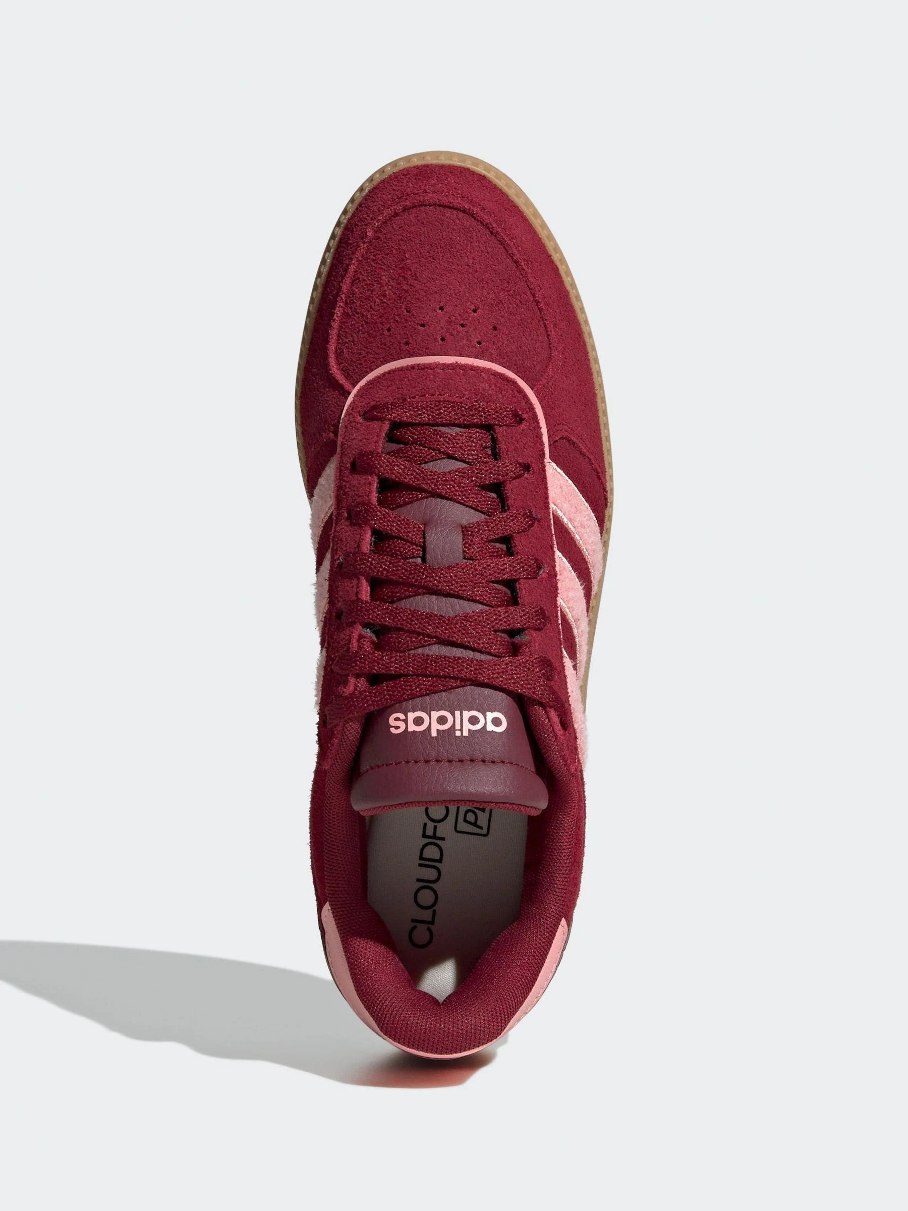 adidas Burgundy Red/Pink Breaknet Sleek Trainers