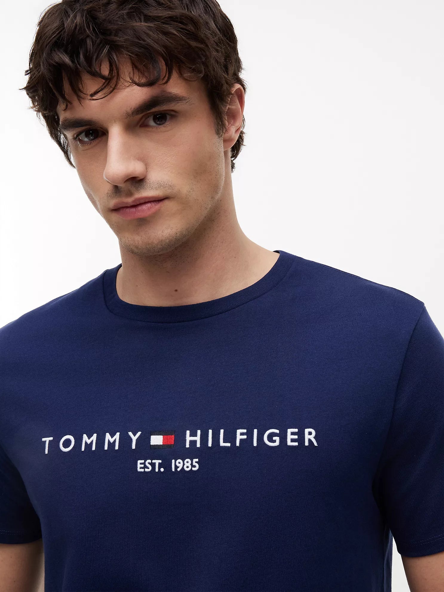 Tommy Hilfiger Embroidered Tommy Logo T-Shirt men