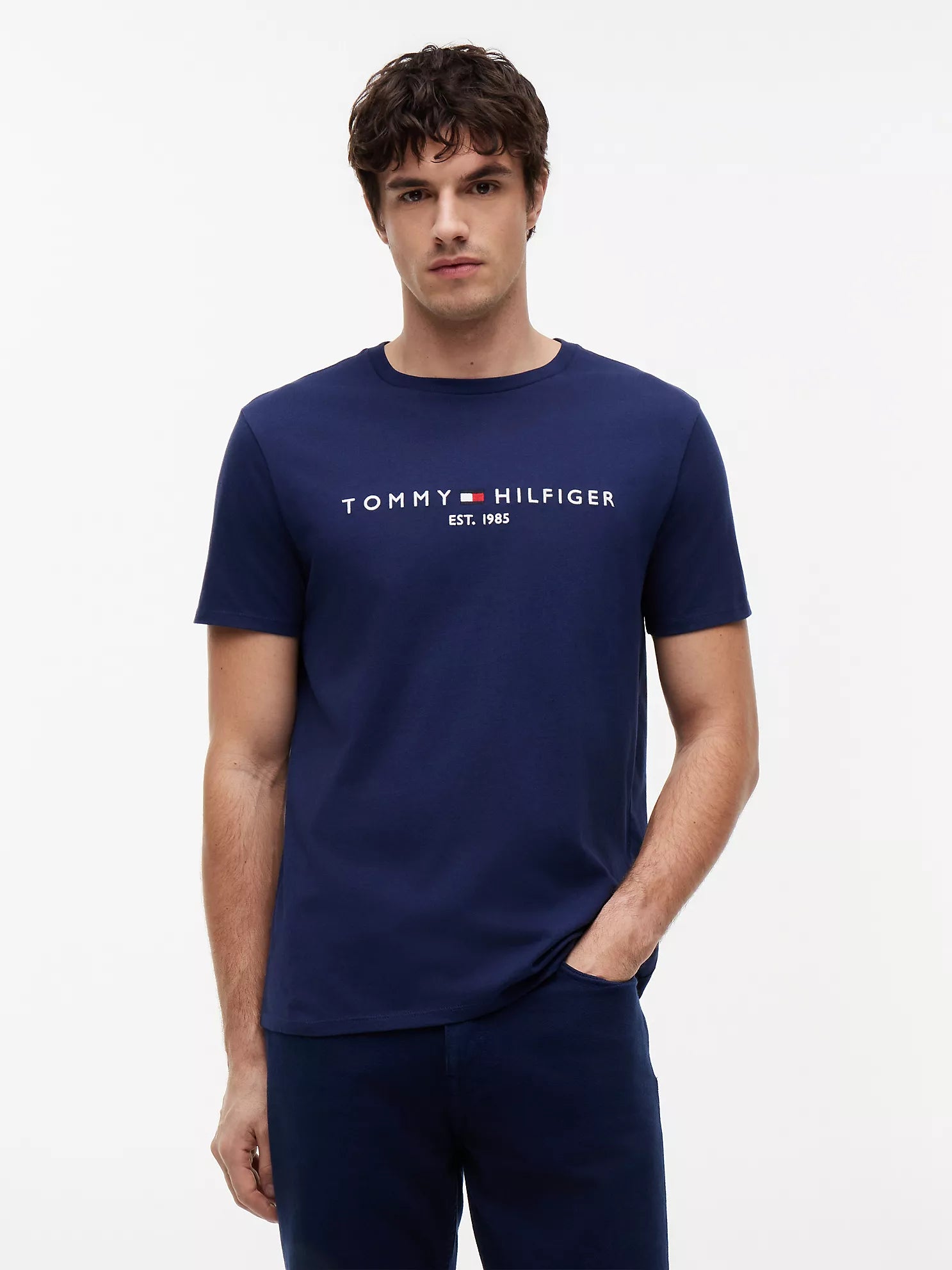Tommy Hilfiger Embroidered Tommy Logo T-Shirt men