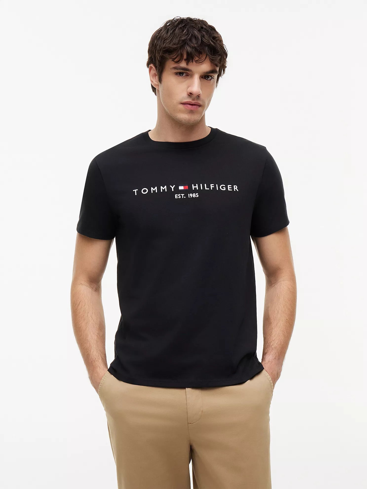 Tommy Hilfiger Embroidered Tommy Logo T-Shirt men
