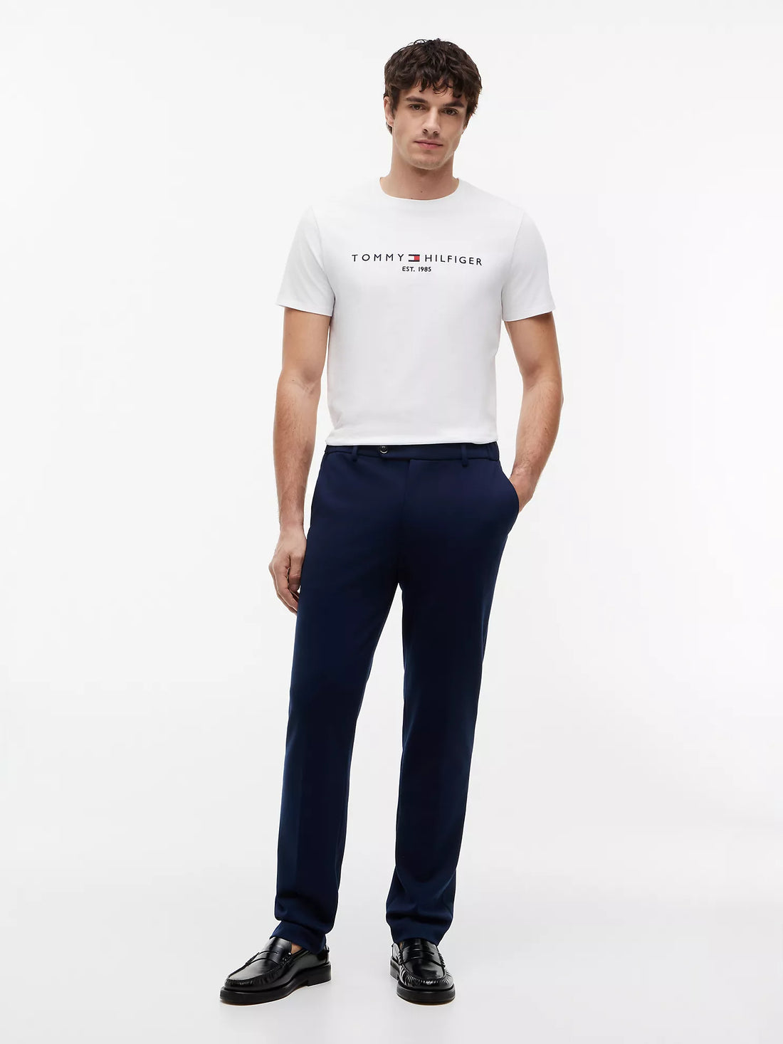 Tommy Hilfiger Embroidered Tommy Logo T-Shirt men