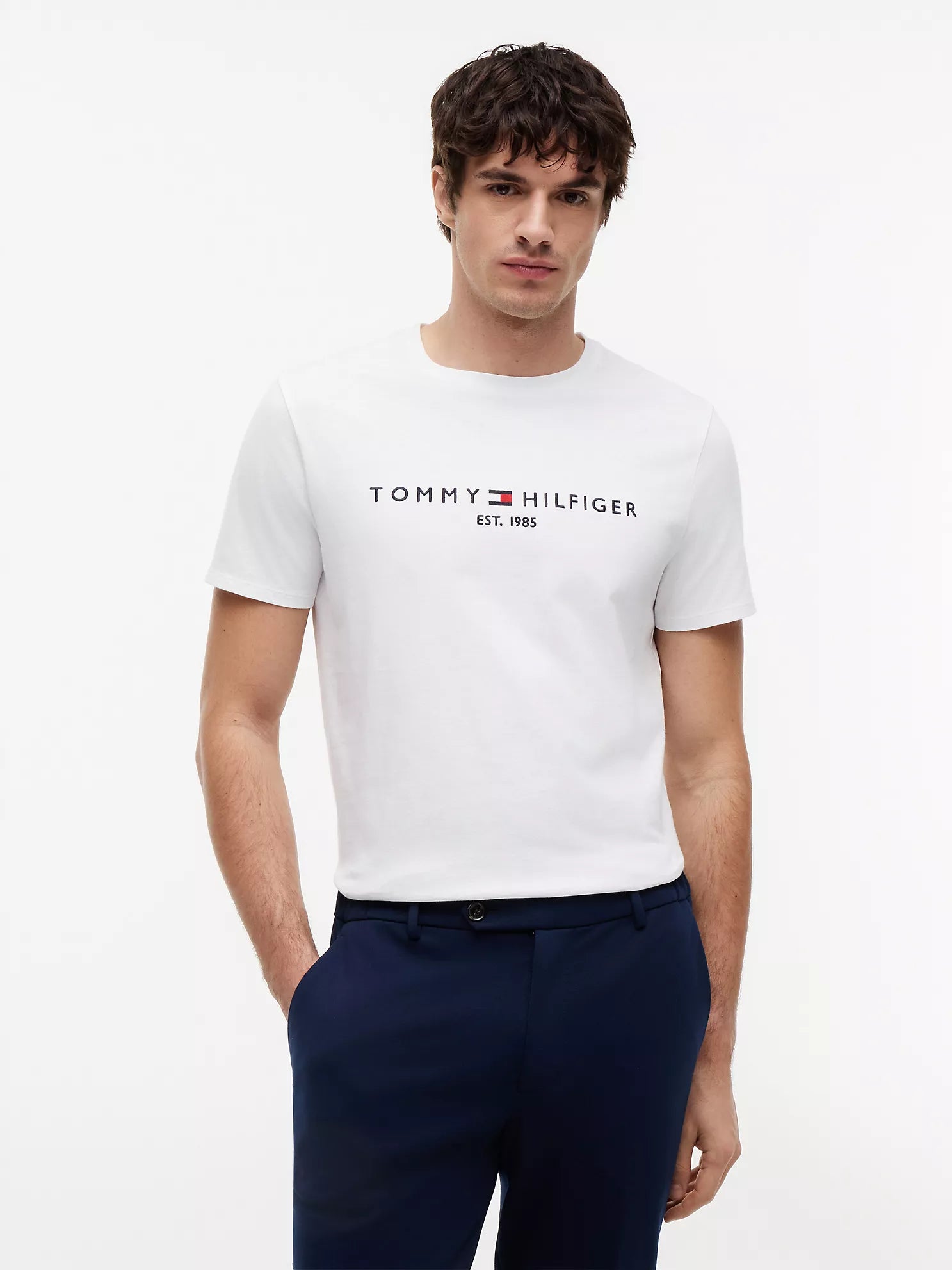 Tommy Hilfiger Embroidered Tommy Logo T-Shirt men