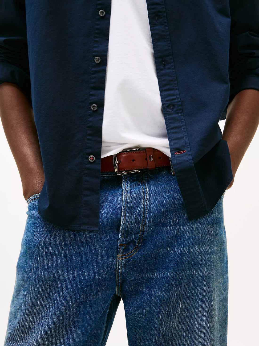 Men Regular Fit Stretch Oxford Shirt Tommy Hilfiger