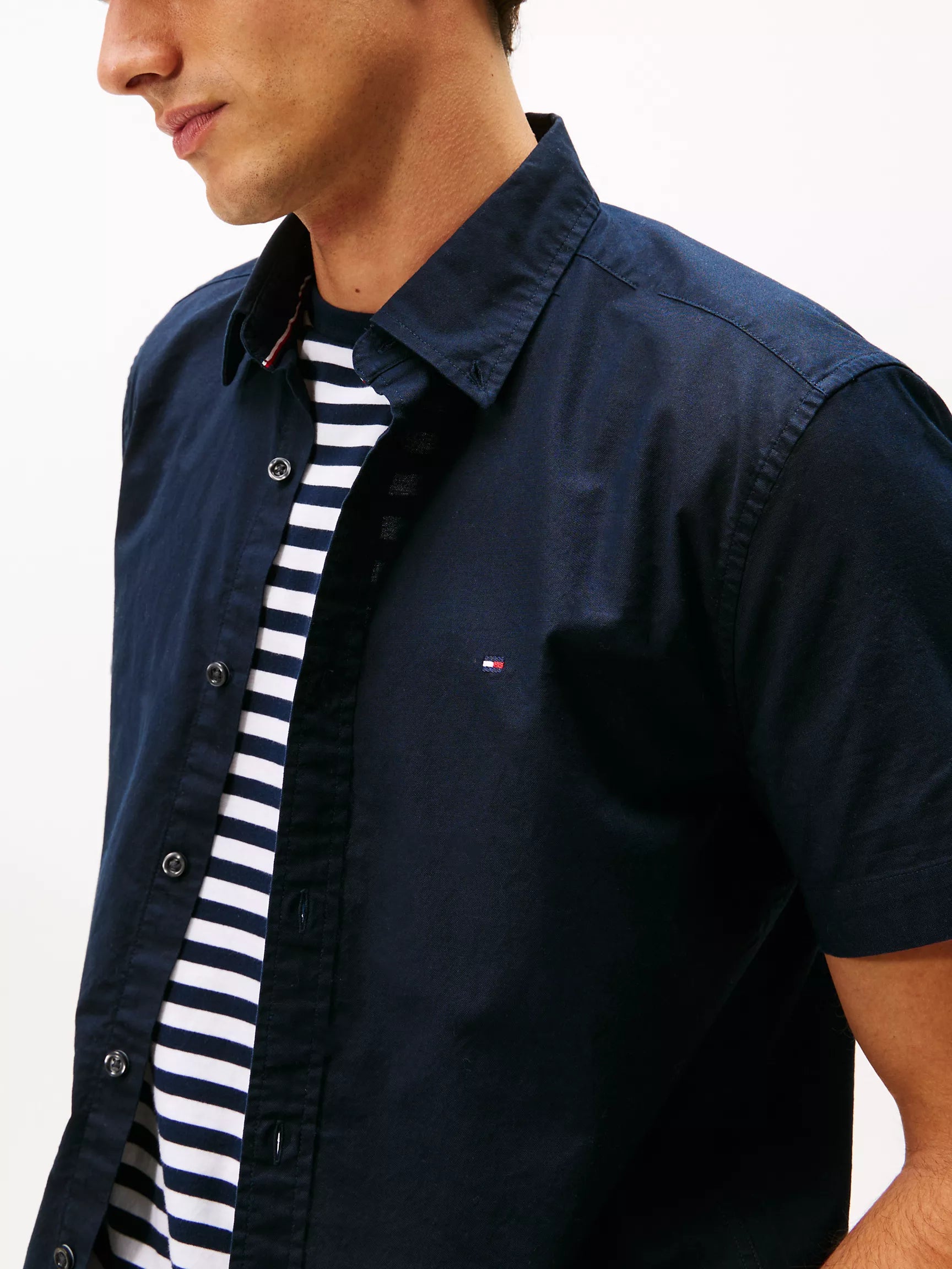 Regular Fit Short-Sleeve Oxford Shirt