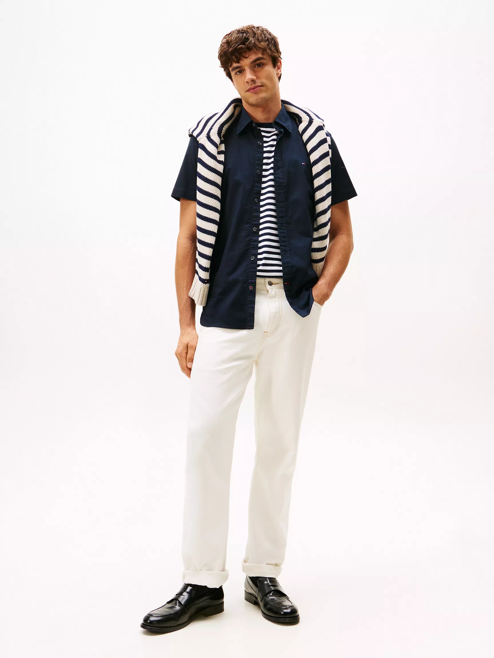 Regular Fit Short-Sleeve Oxford Shirt