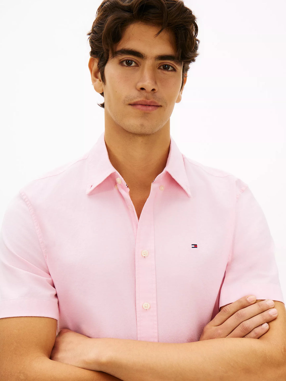 Regular Fit Short-Sleeve Oxford Shirt