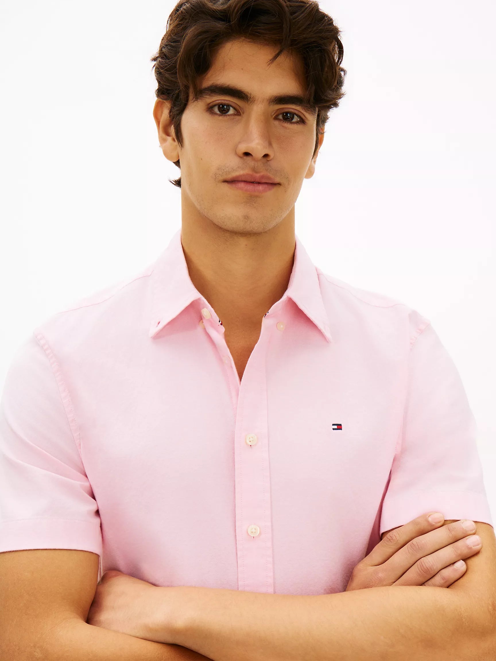 Regular Fit Short-Sleeve Oxford Shirt