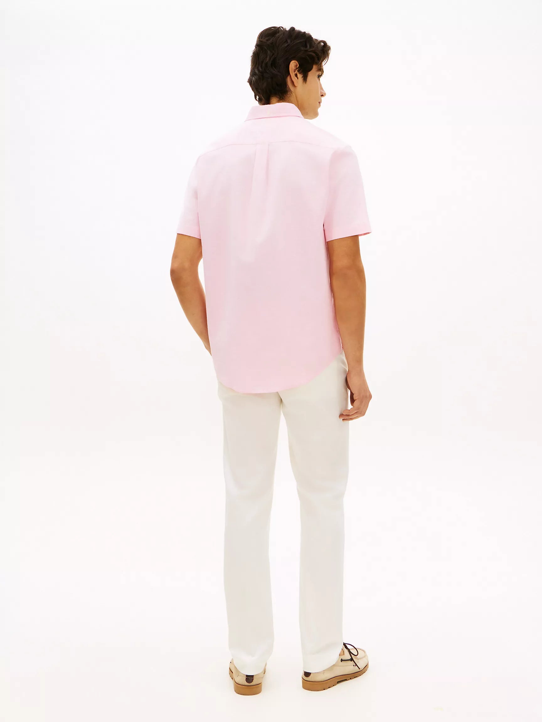 Regular Fit Short-Sleeve Oxford Shirt