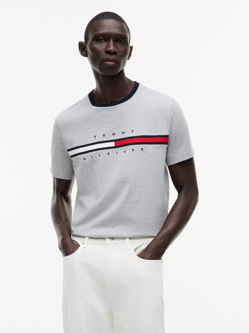 Tommy Hilfiger Embroidered Flag Logo T-Shirt men