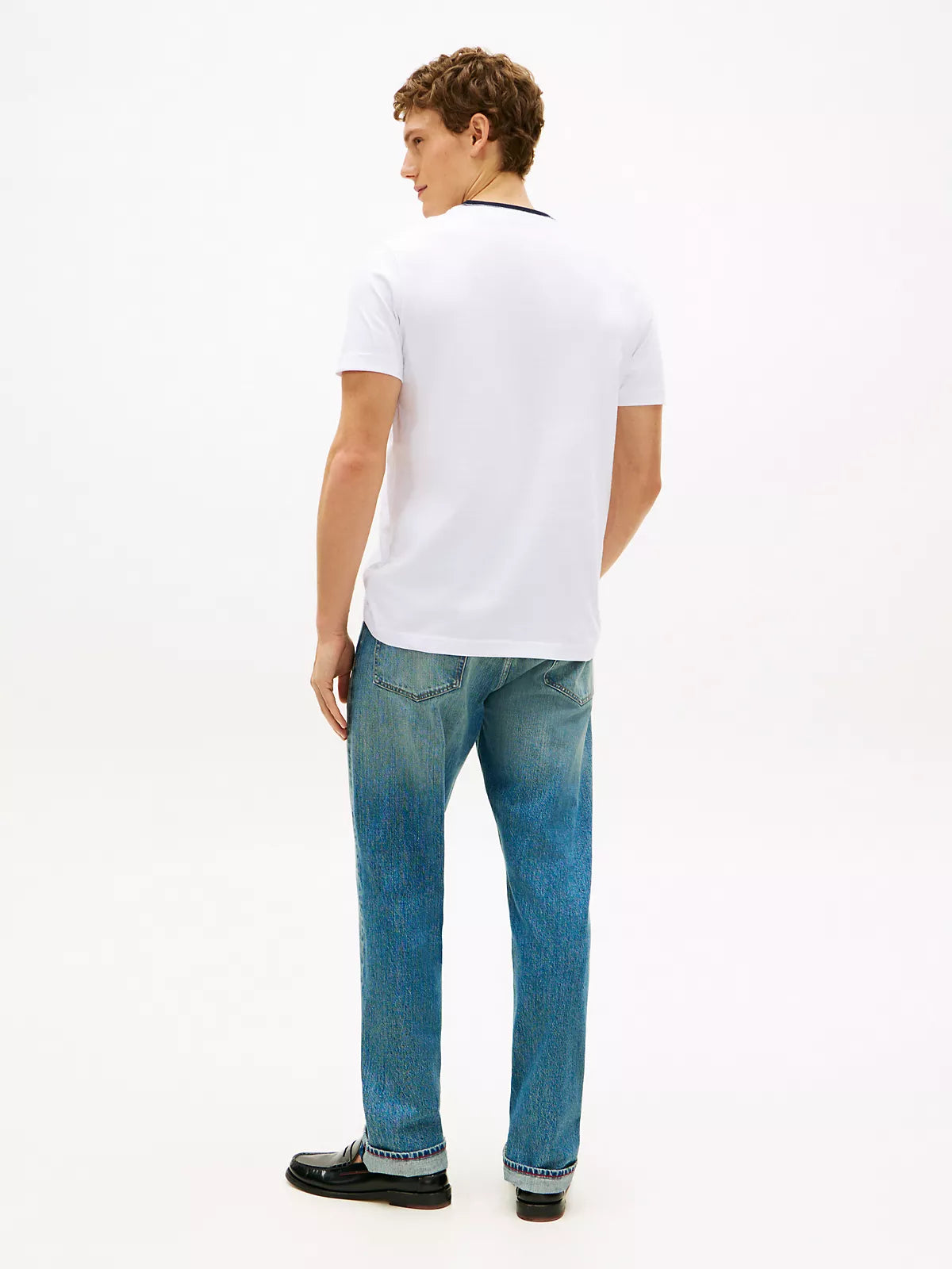 Tommy Hilfiger Embroidered Flag Logo T-Shirt men