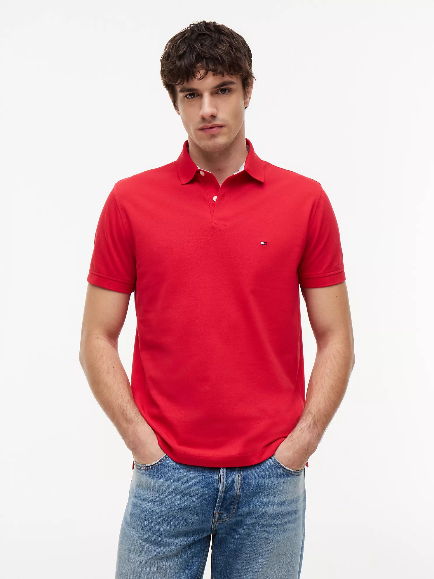 Tommy Hilfiger Regular Fit Stretch Tommy Polo men