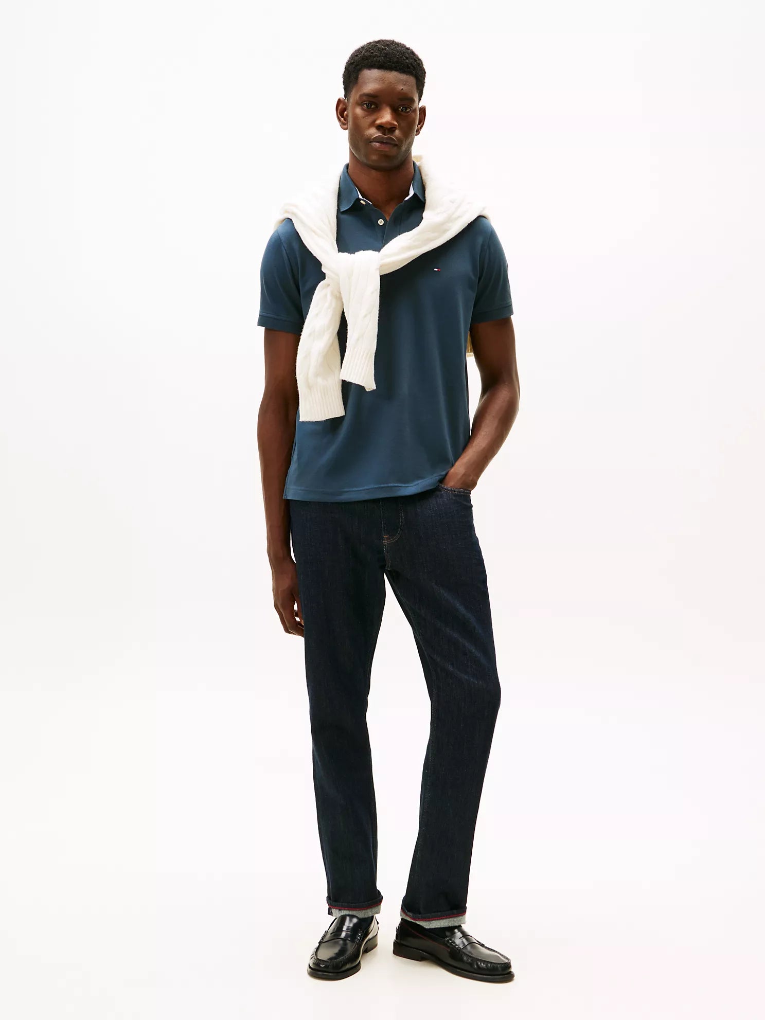 Tommy Hilfiger Regular Fit Stretch Tommy Polo men