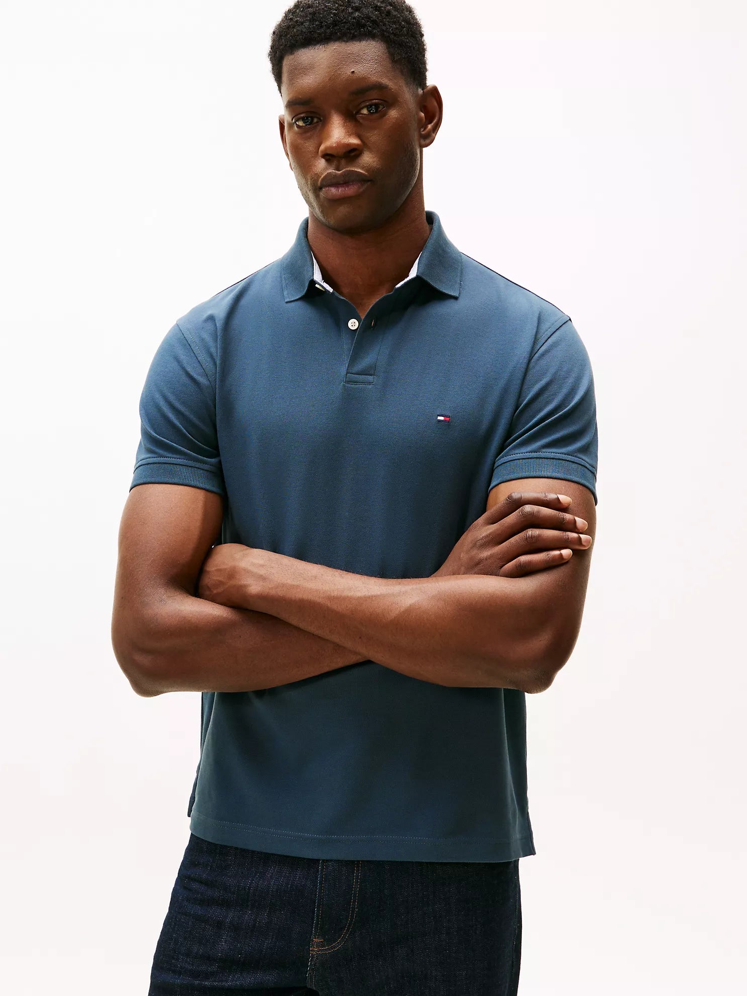Tommy Hilfiger Regular Fit Stretch Tommy Polo men