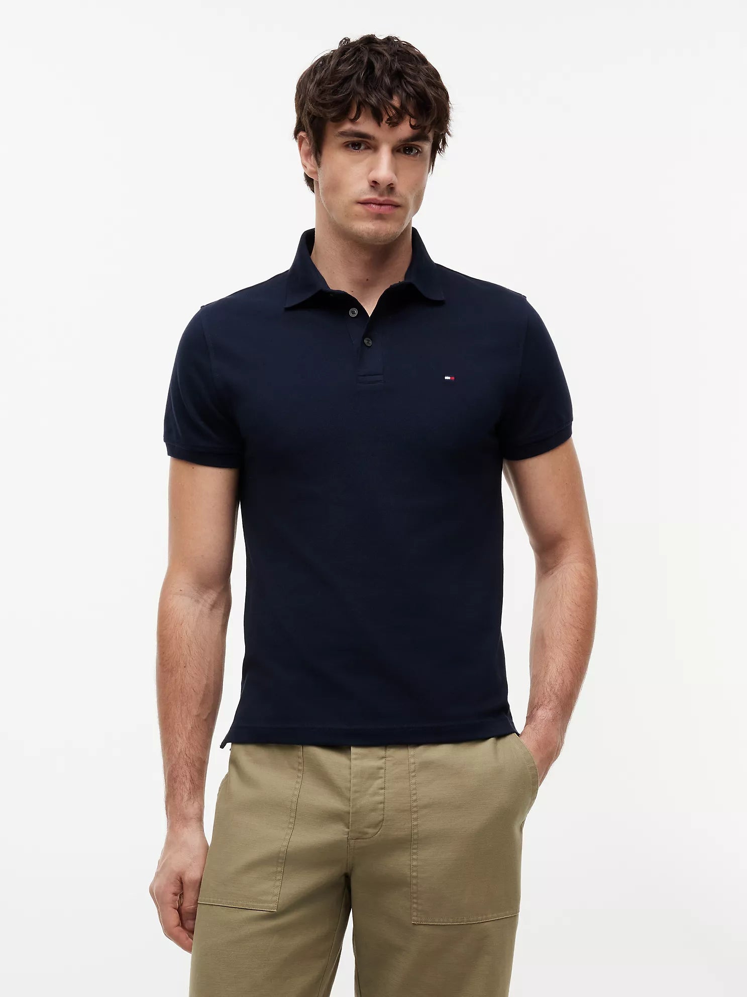 Tommy Hilfiger Slim Fit Stretch Pique Polo men