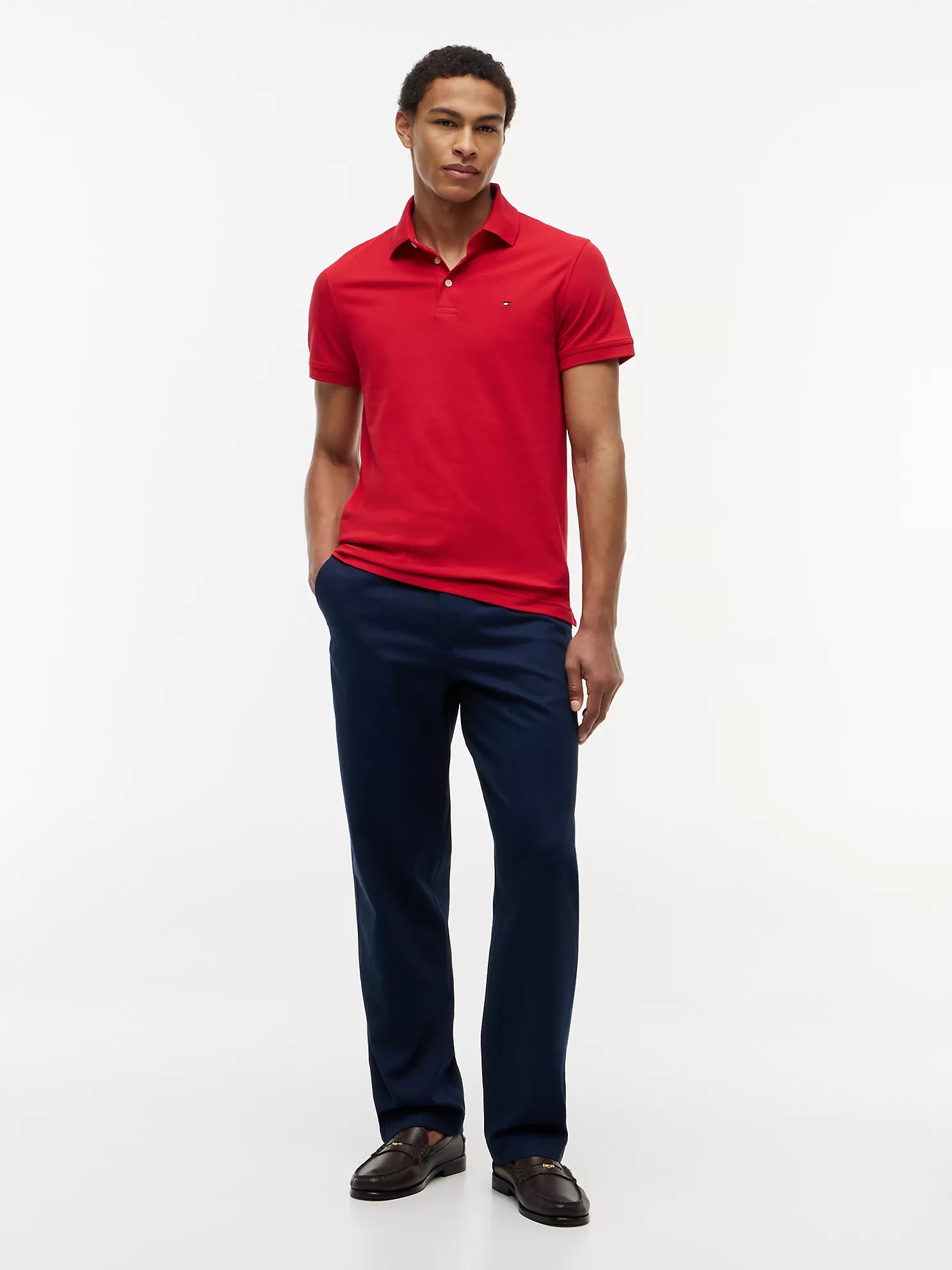 Tommy Hilfiger Slim Fit Stretch Pique Polo men