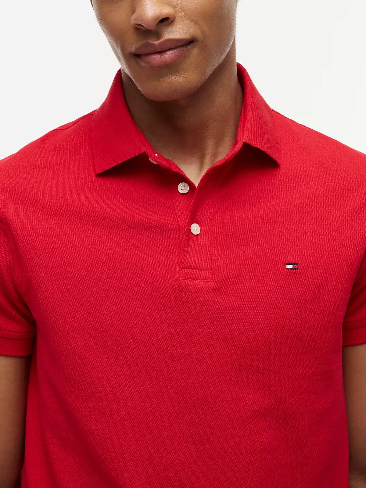 Tommy Hilfiger Slim Fit Stretch Pique Polo men