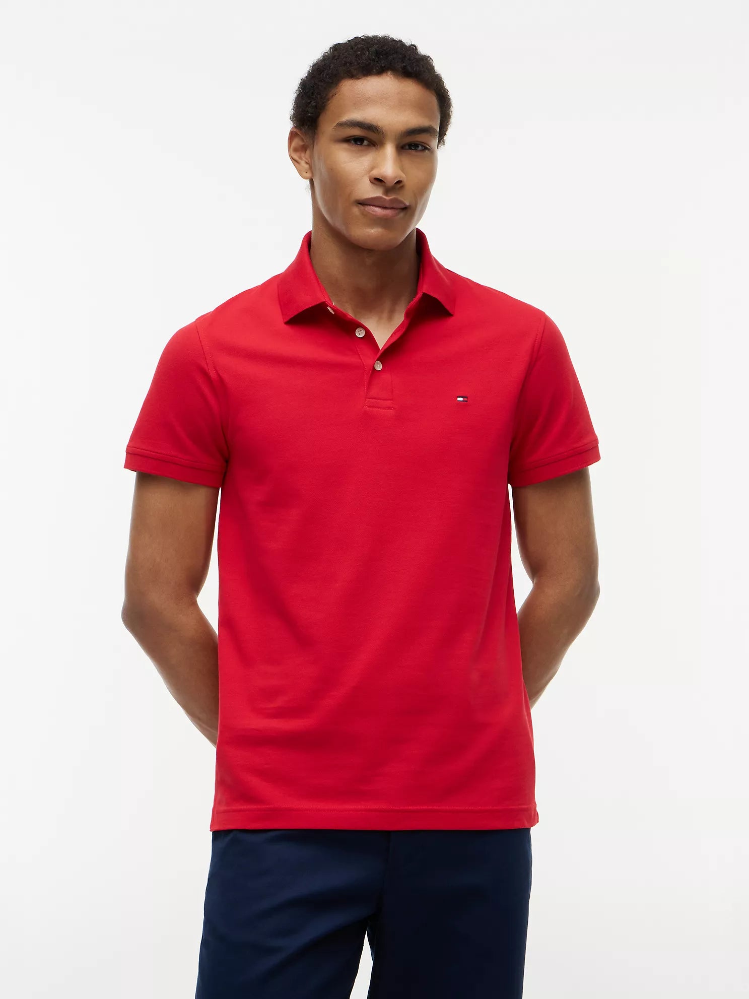 Tommy Hilfiger Slim Fit Stretch Pique Polo men