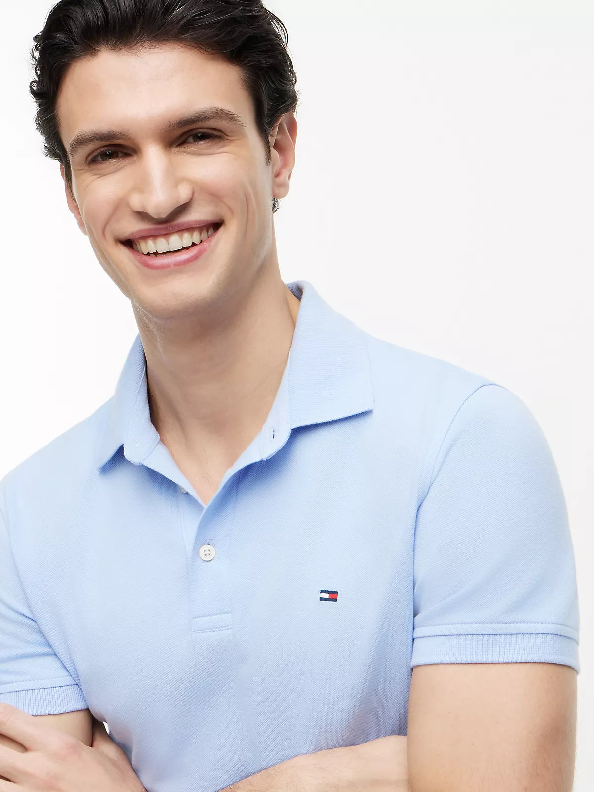 Tommy Hilfiger Slim Fit Stretch Pique Polo MEN