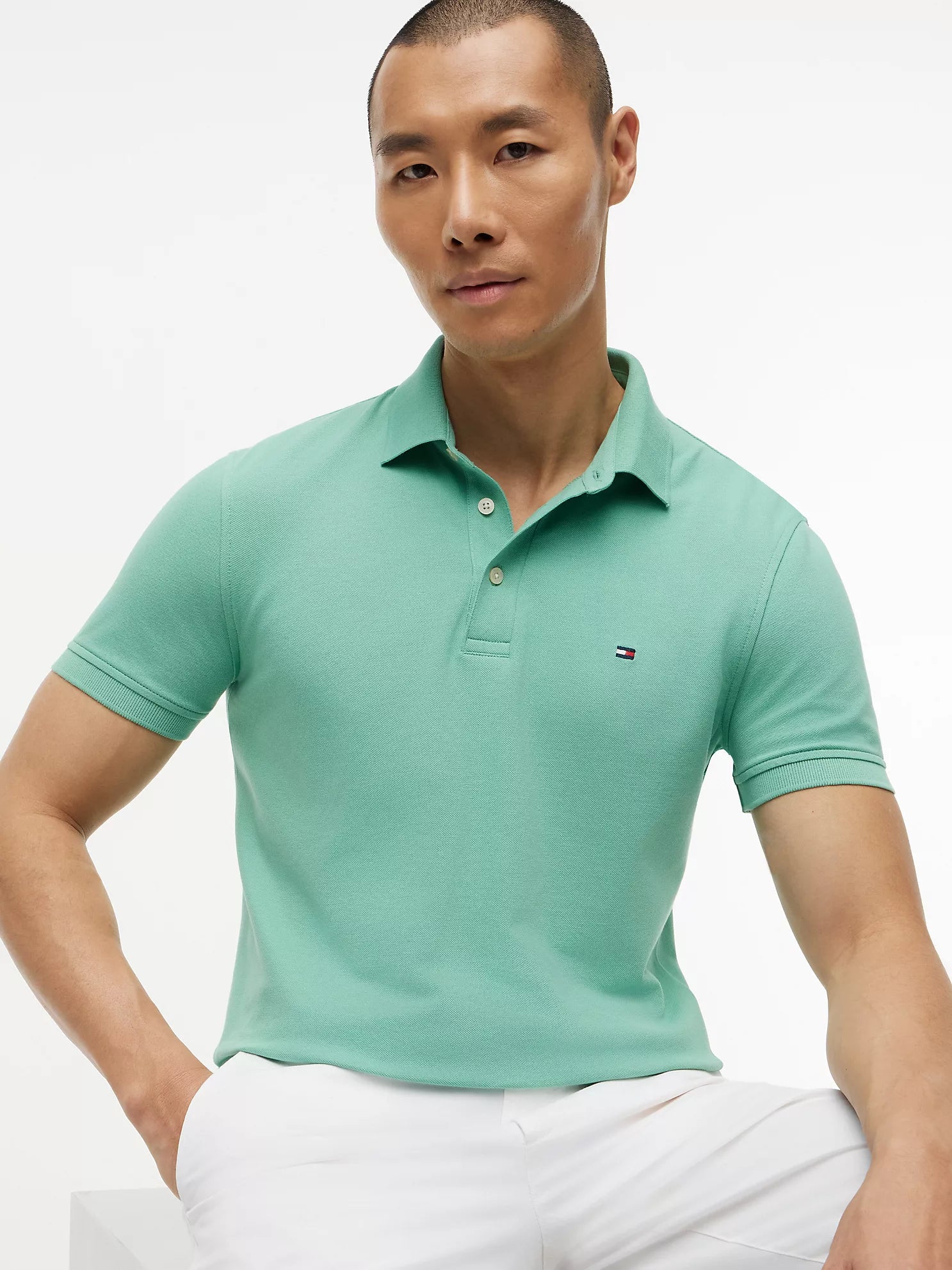 Tommy Hilfiger Slim Fit Stretch Pique Polo MEN