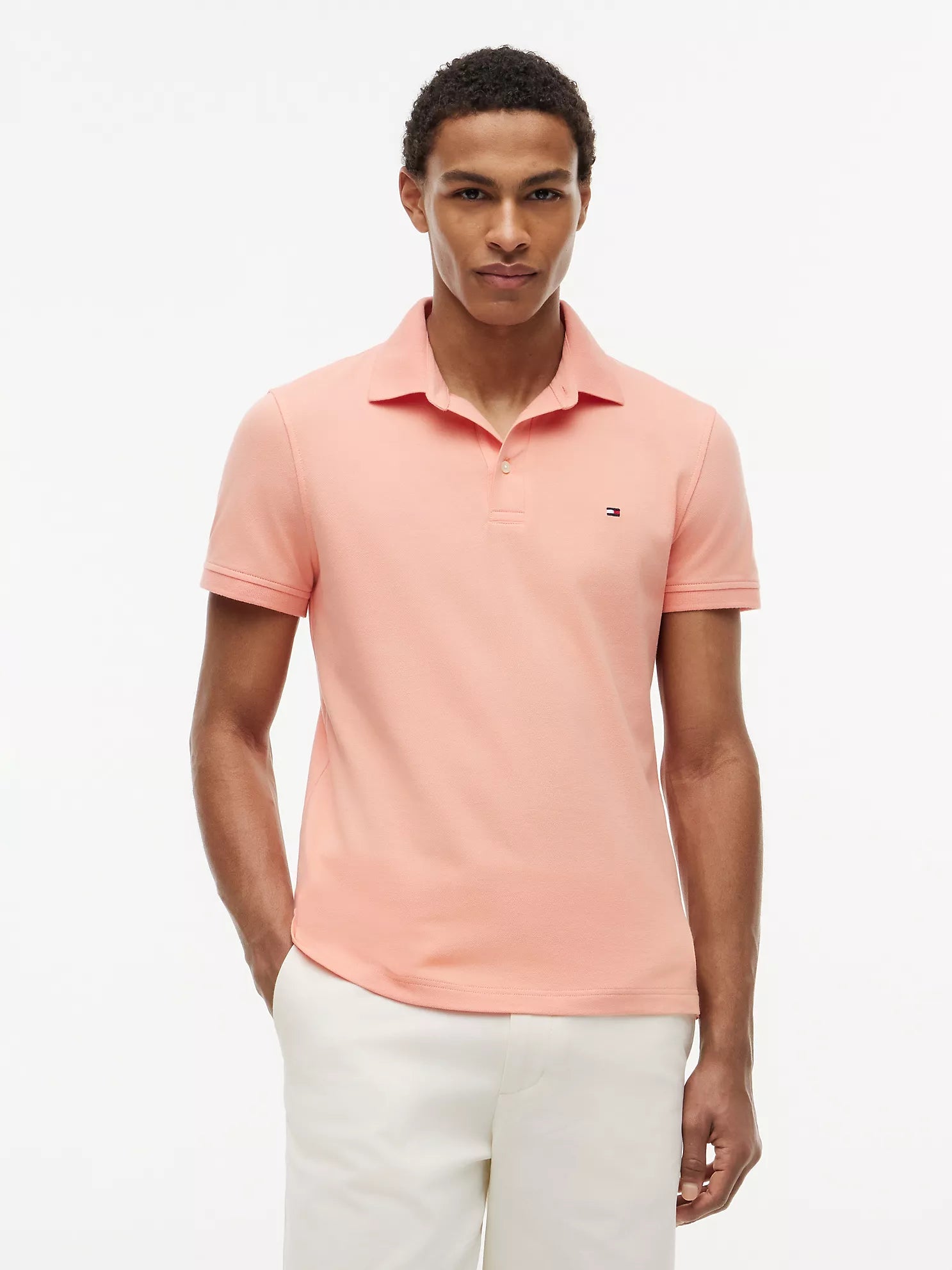 Tommy Hilfiger Slim Fit Stretch Pique Polo men