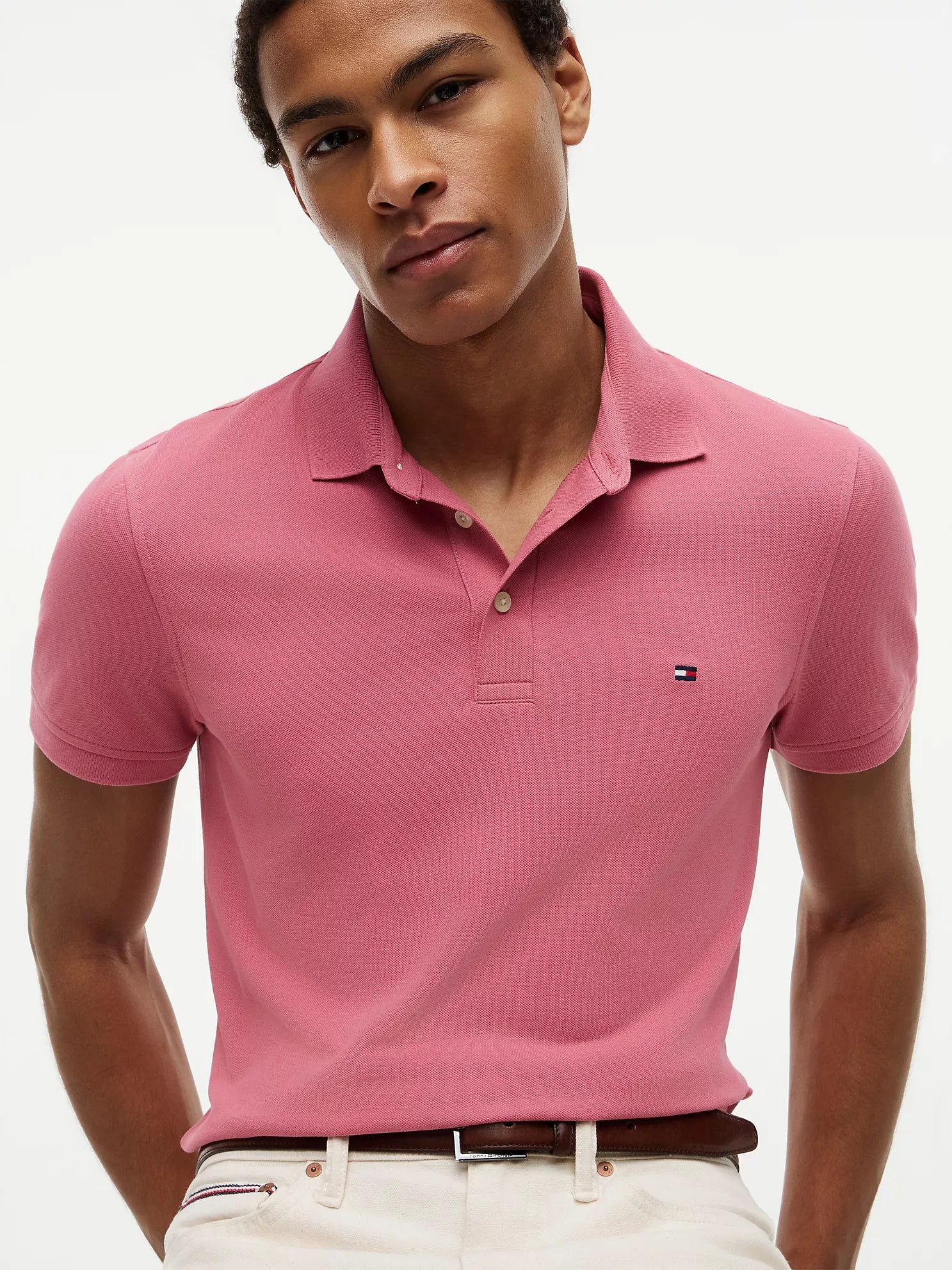 Tommy Hilfiger Slim Fit Stretch Pique Polo men
