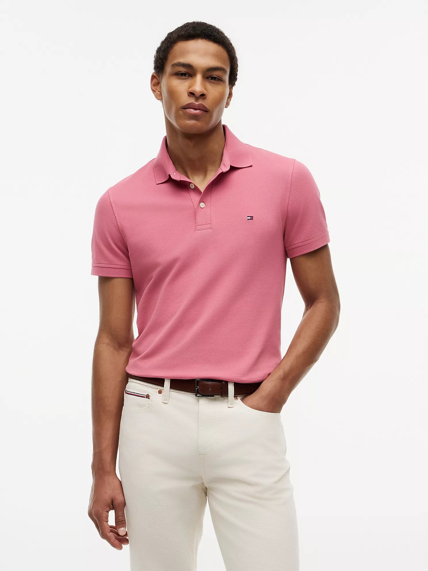 Tommy Hilfiger Slim Fit Stretch Pique Polo men