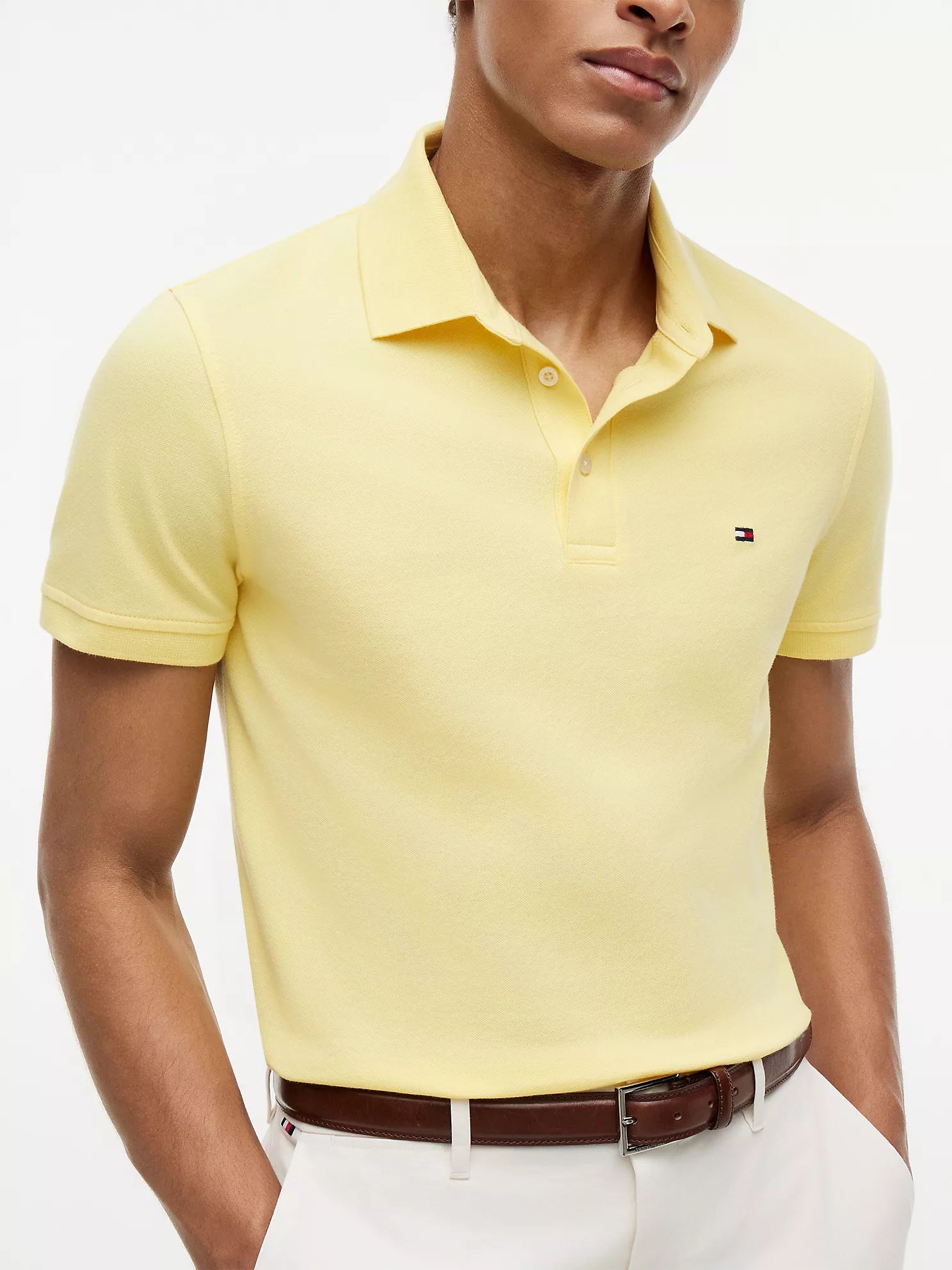 Tommy Hilfiger Slim Fit Stretch Pique Polo men
