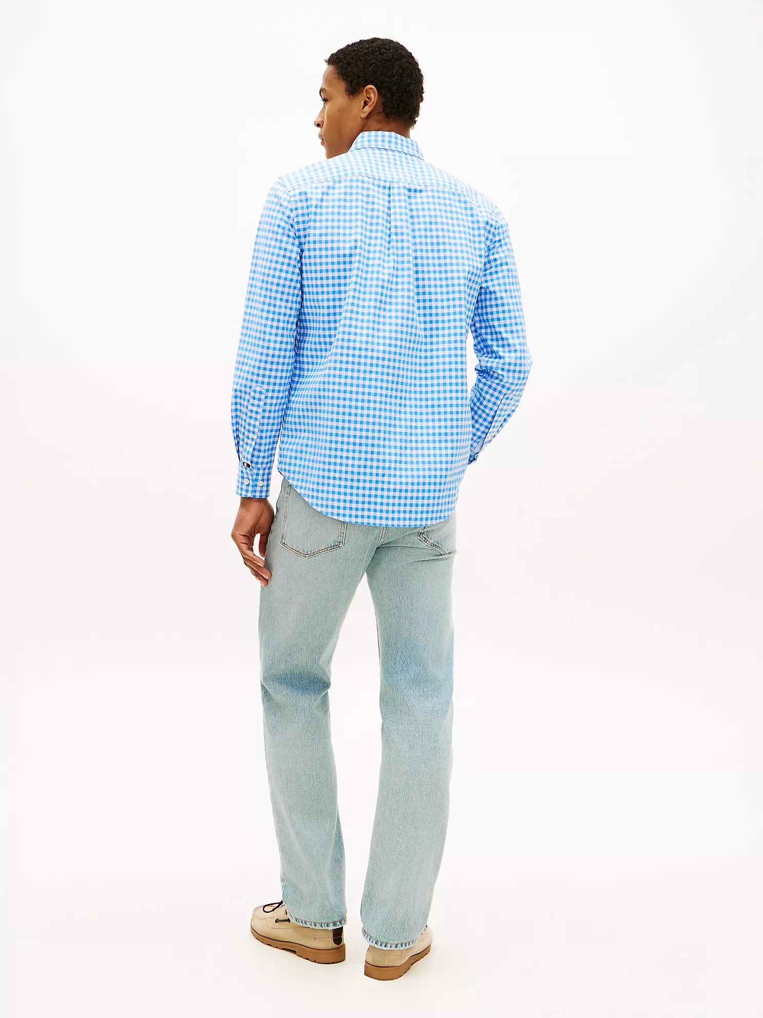Regular Fit Gingham Oxford Shirt XL