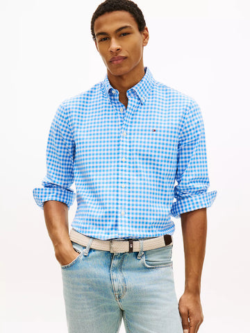 Regular Fit Gingham Oxford Shirt XL