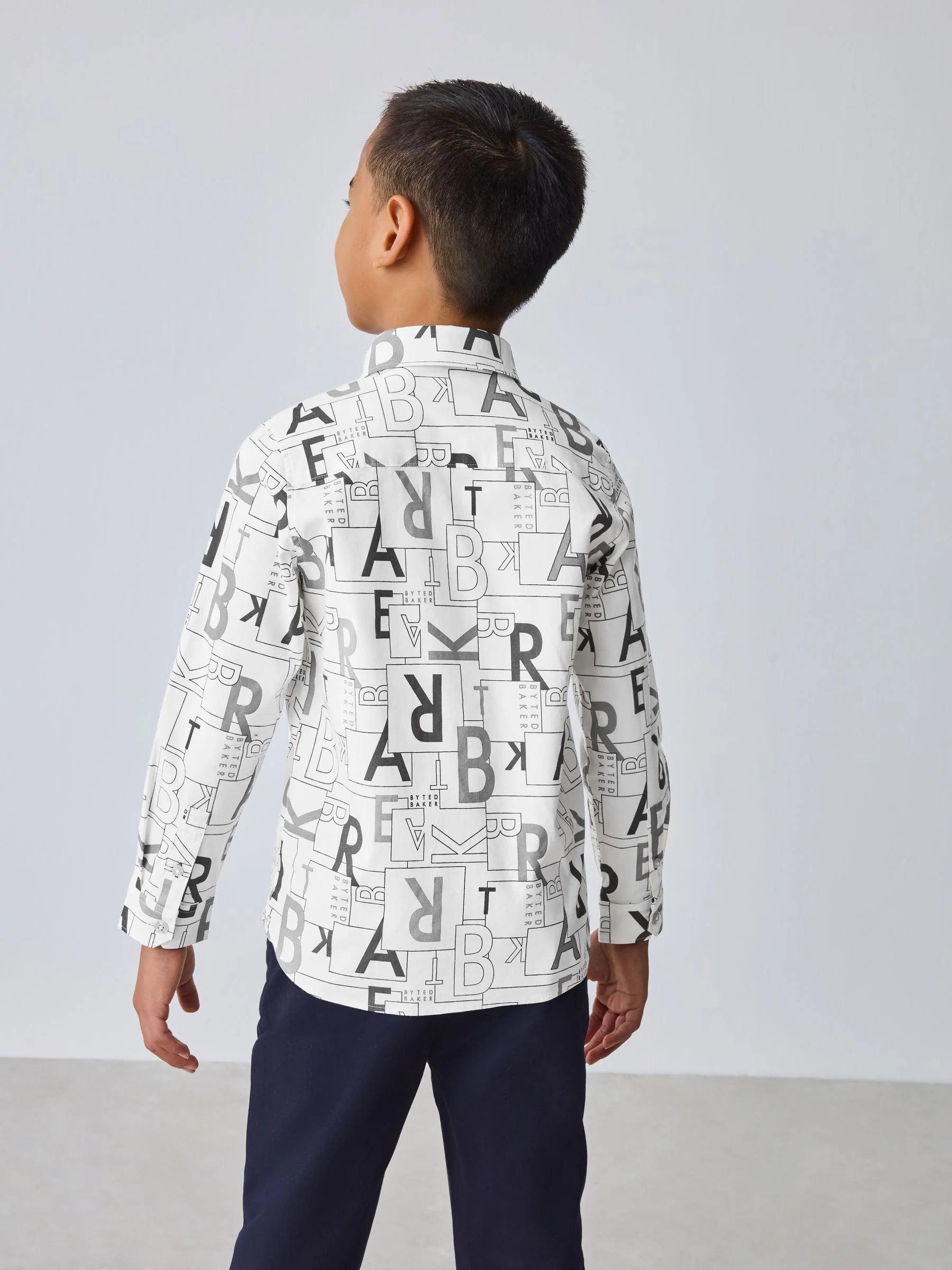 Baker by Ted Baker White Printed Shirt