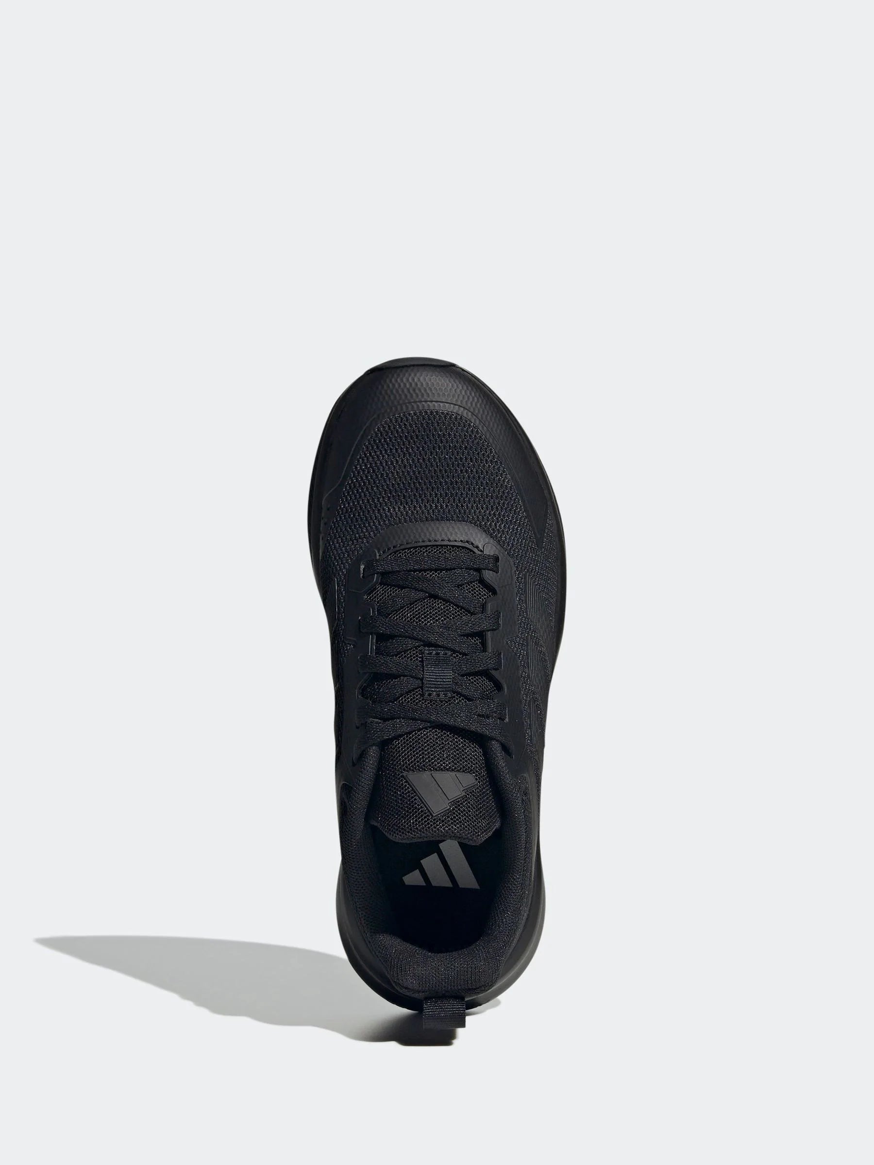 adidas Black Fortarun 4.0 Lace Junior Trainers