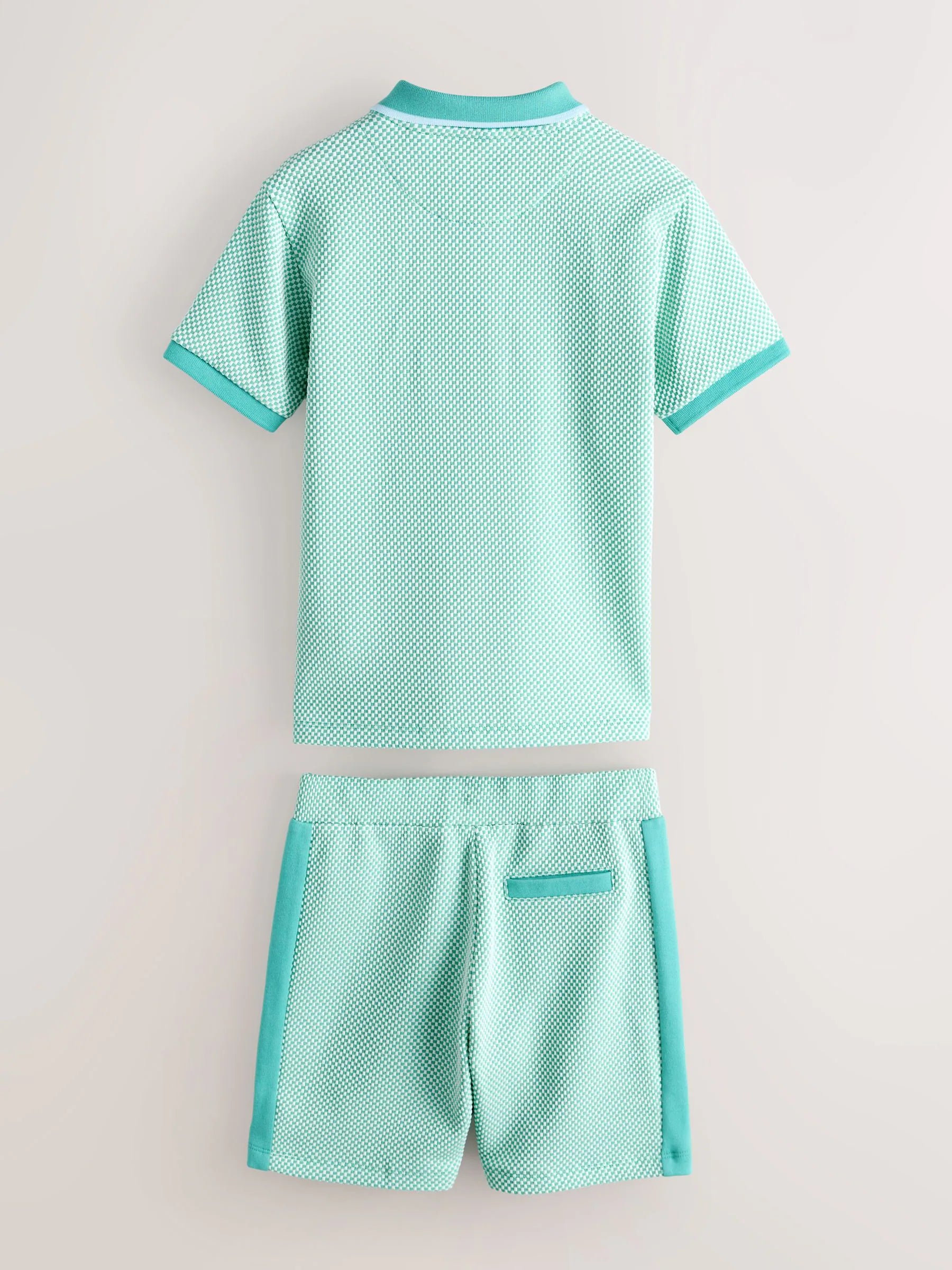 Baker by Ted Baker Textured Polo Shirt and Shorts Set