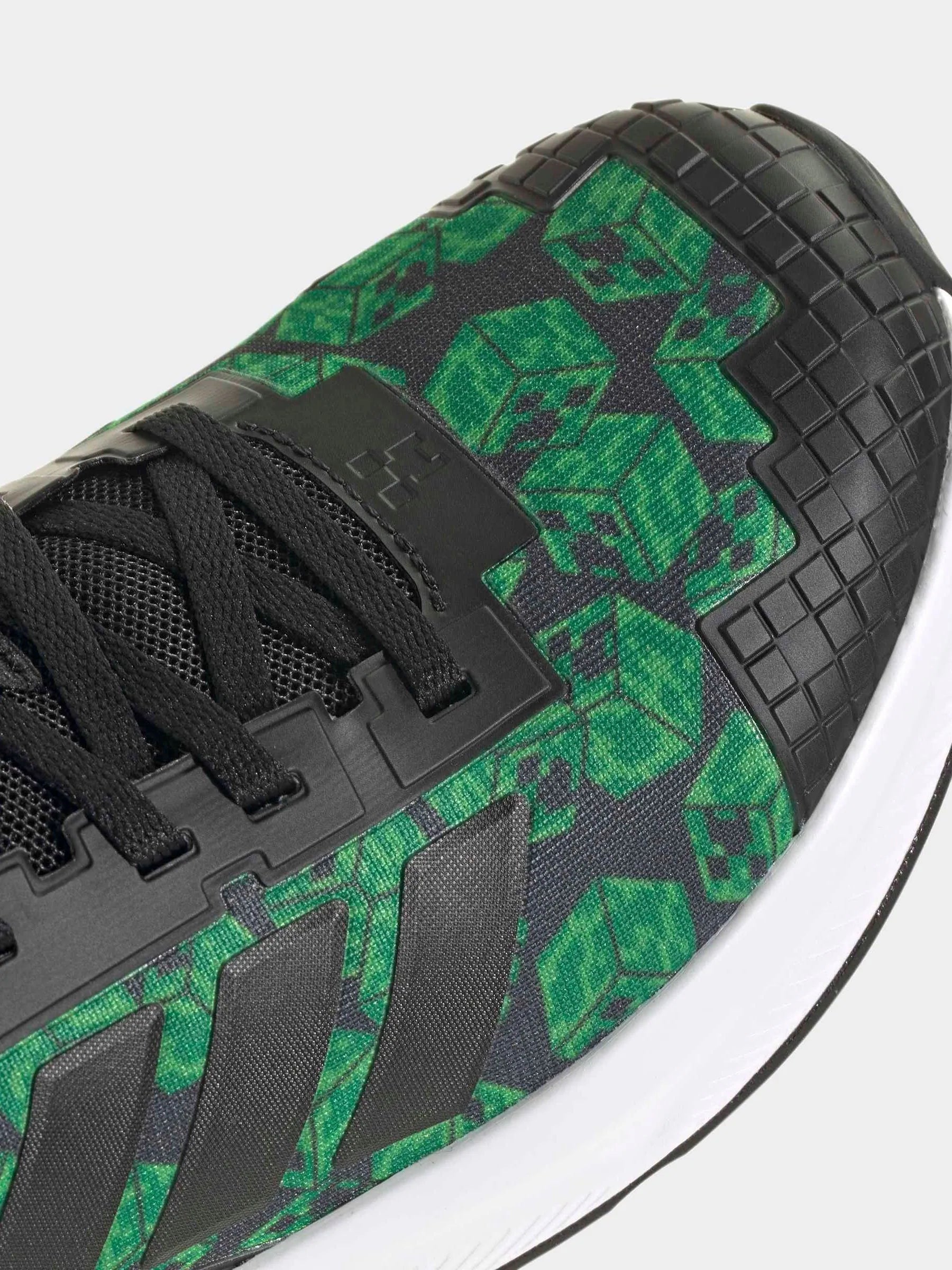 adidas Black Minecraft Fortarun 4.0 Junior Trainers