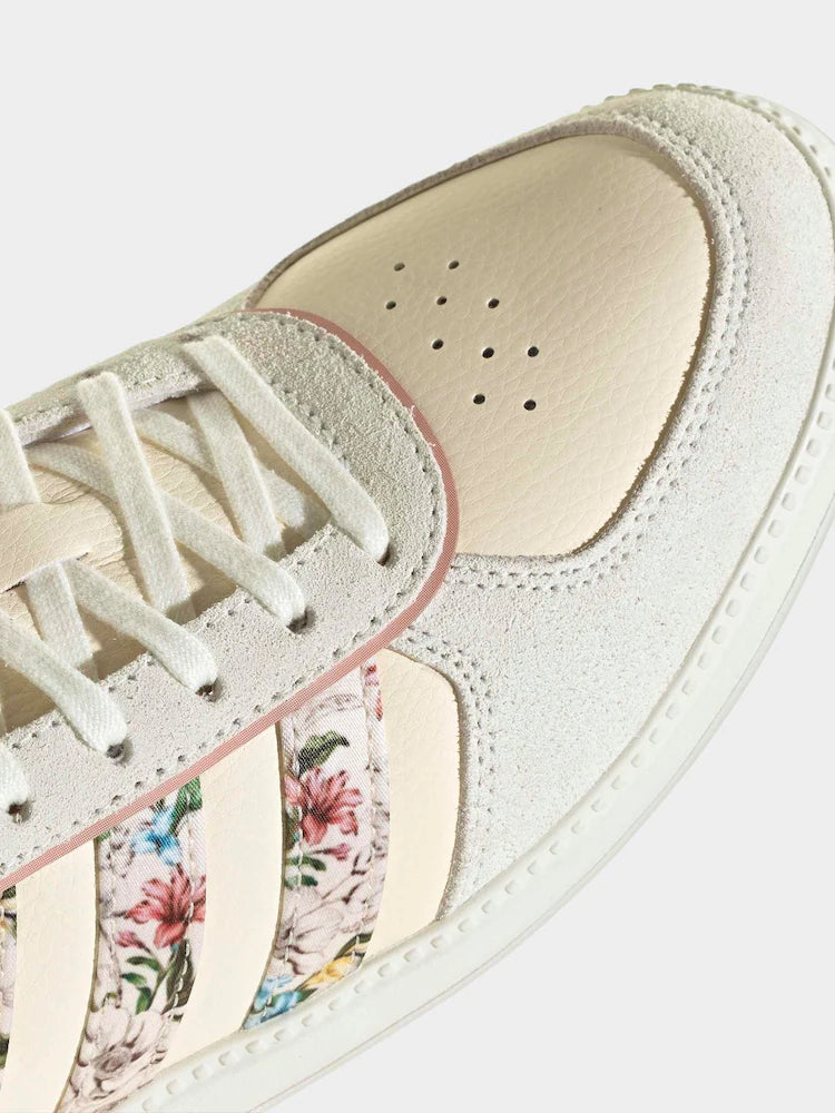 adidas Cream/Floral Breaknet Sleek Trainers