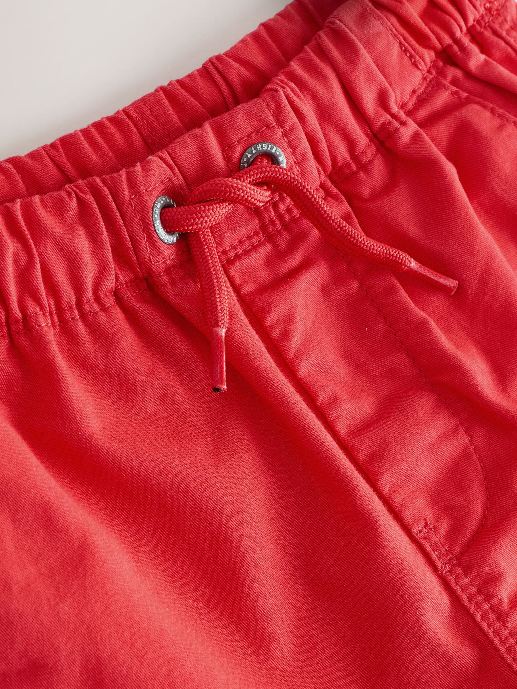 Red Pull On Shorts (3mths-7yrs)
