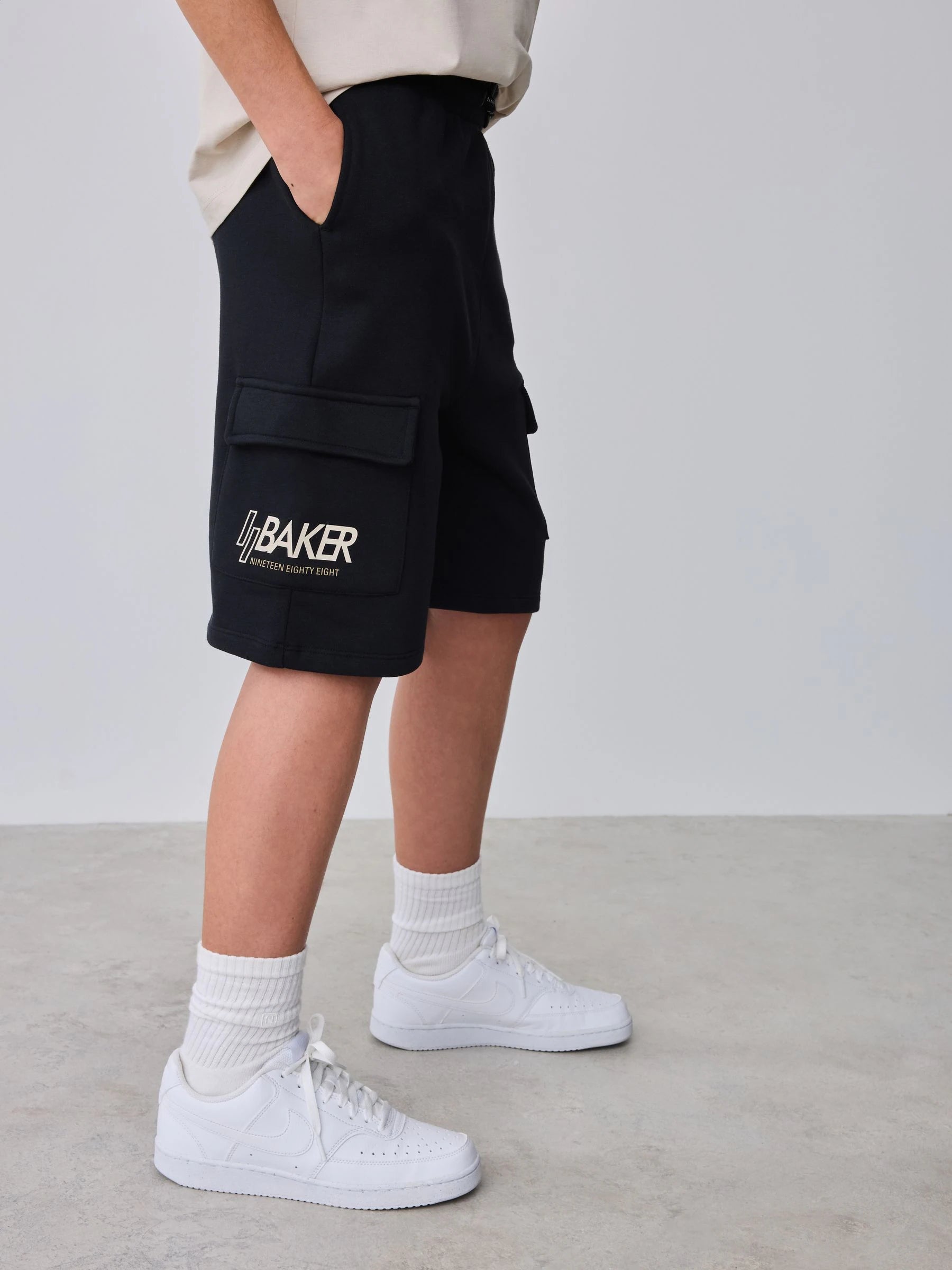 Baker by Ted Baker Oversized Graphic T-Shirt and Shorts Set