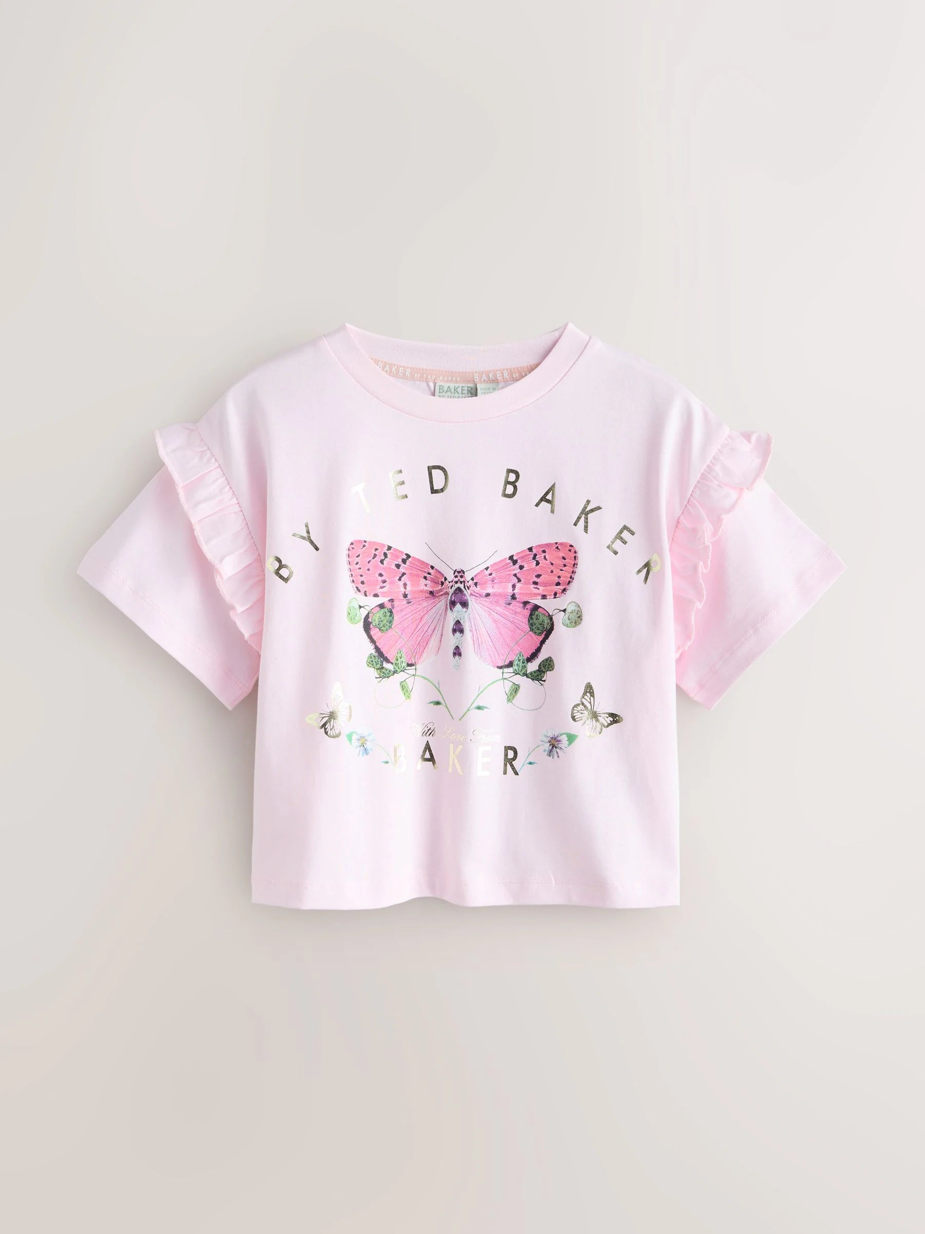 Baker by Ted Baker 3 Pack Boxy Fit Frill Graphic Printed T-Shirts