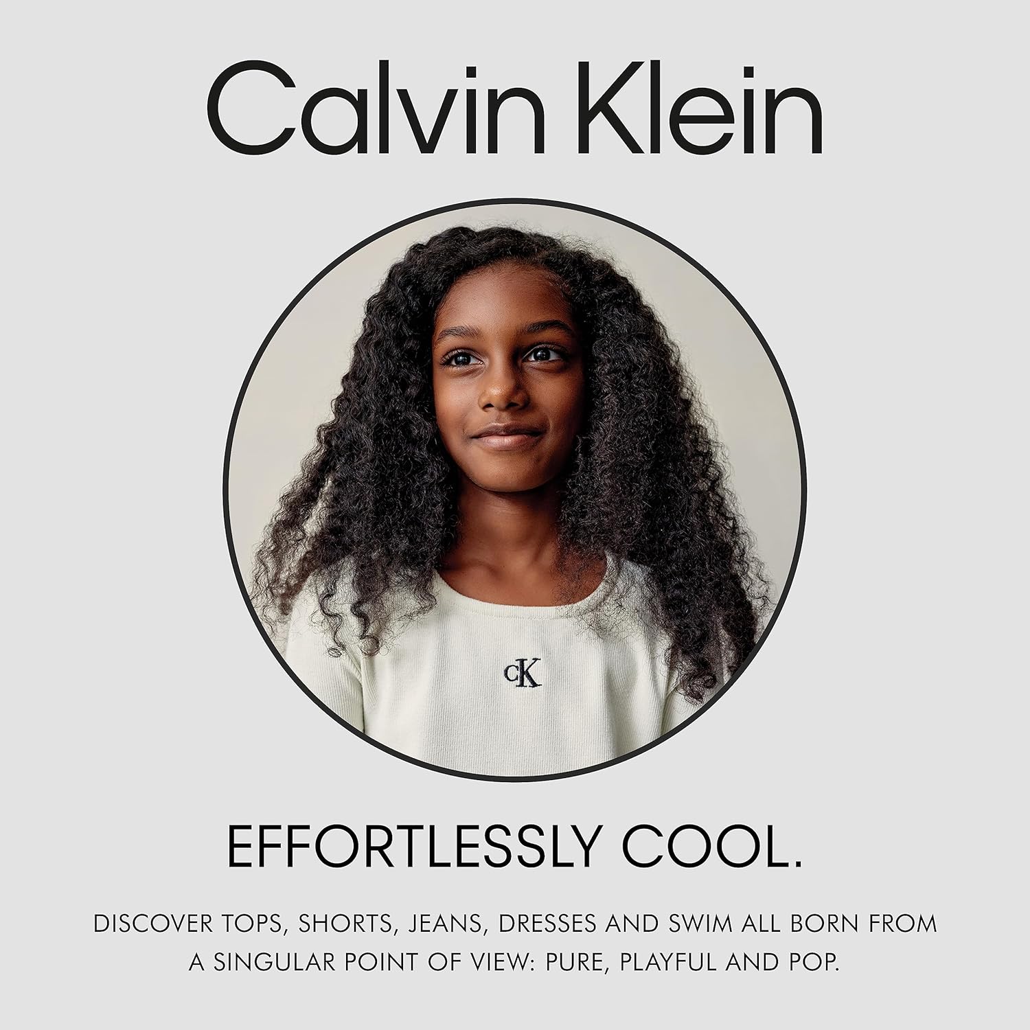 Calvin Klein Girls' Short Sleeve Lightweight Chambray Denim Shirt Dress