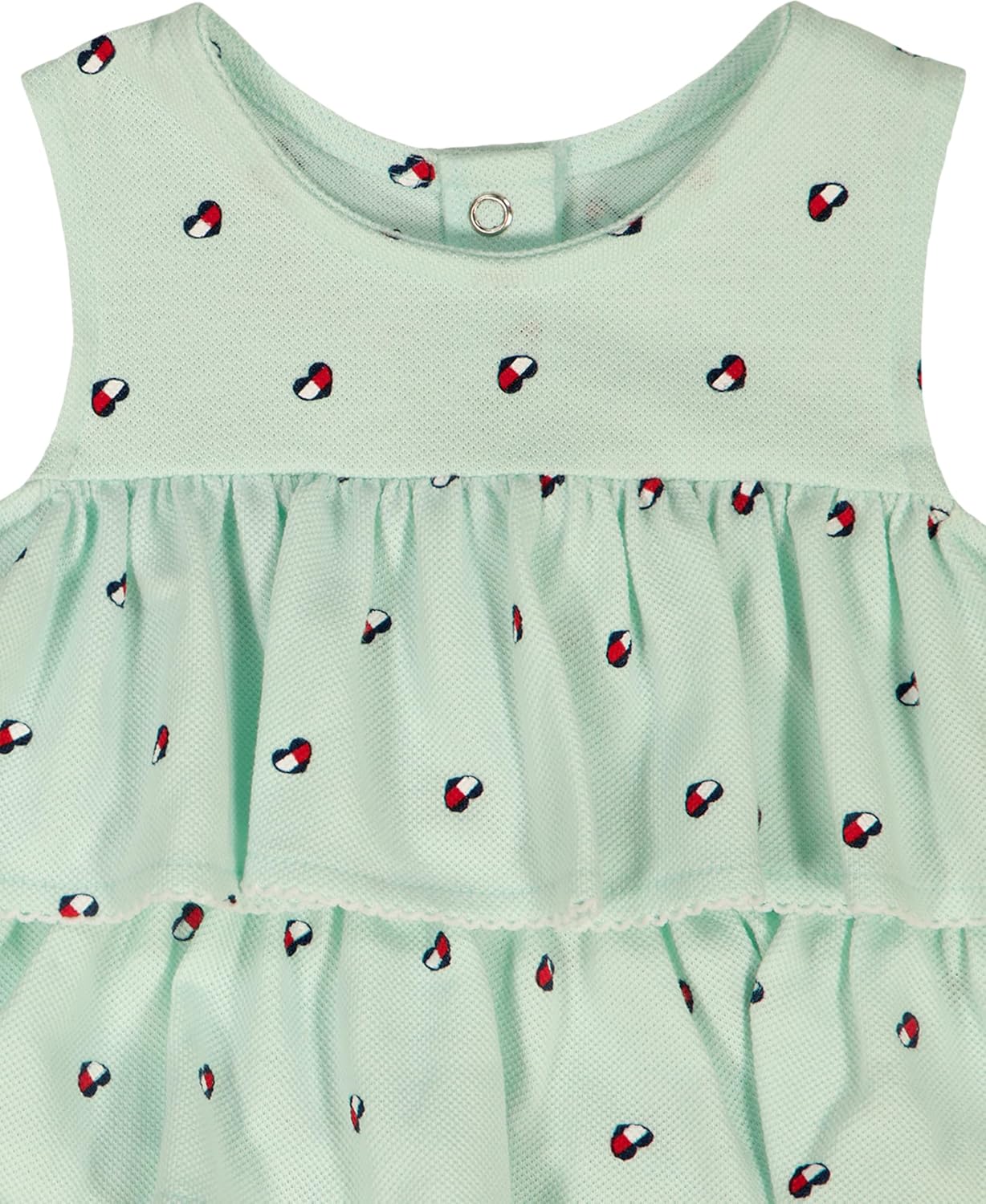Tommy Hilfiger Baby Girls' 2-Piece Bubble Sunsuit with Headband