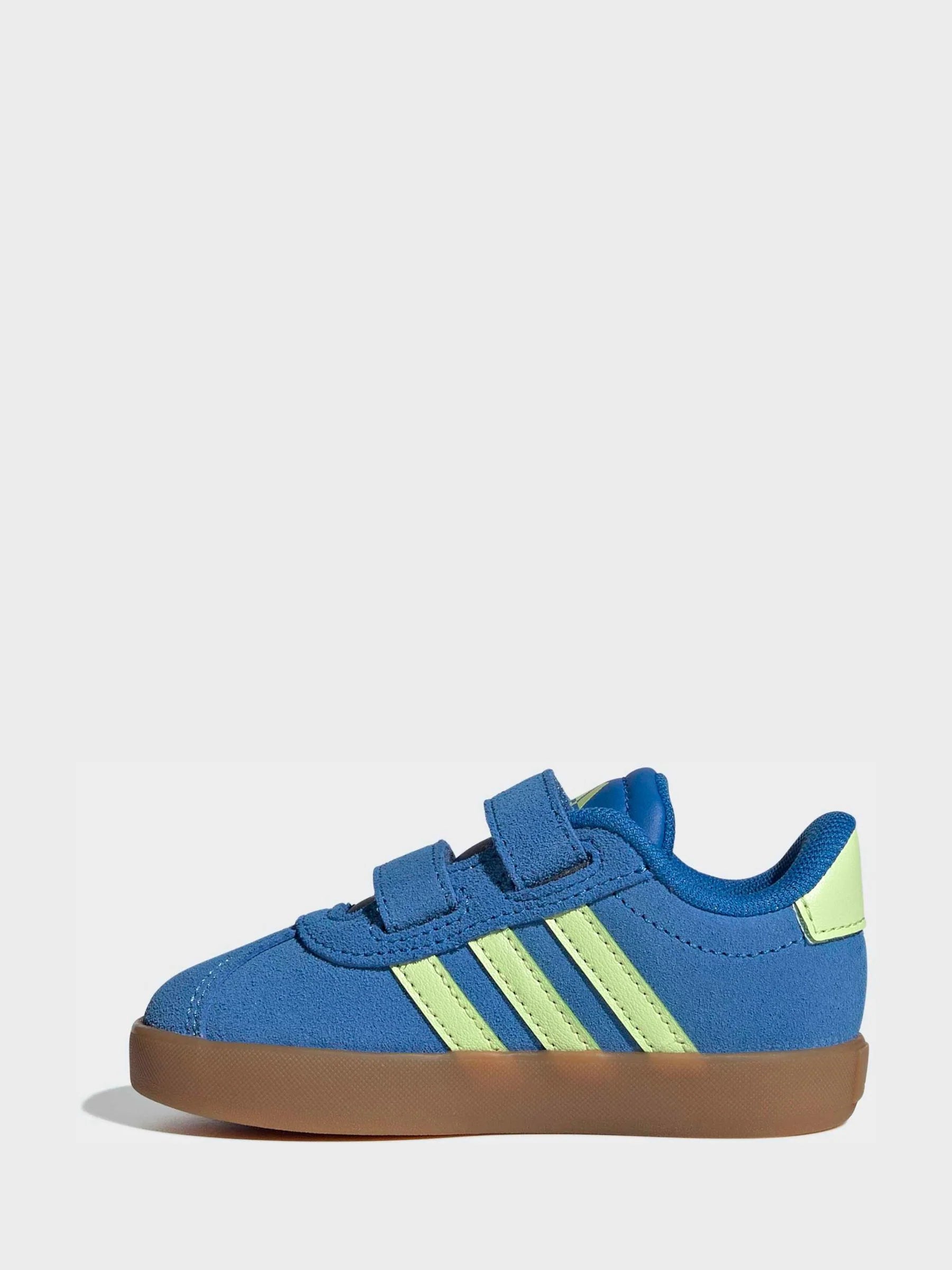 adidas Blue VL Court 3.0 Hook and Loop Infant Trainers