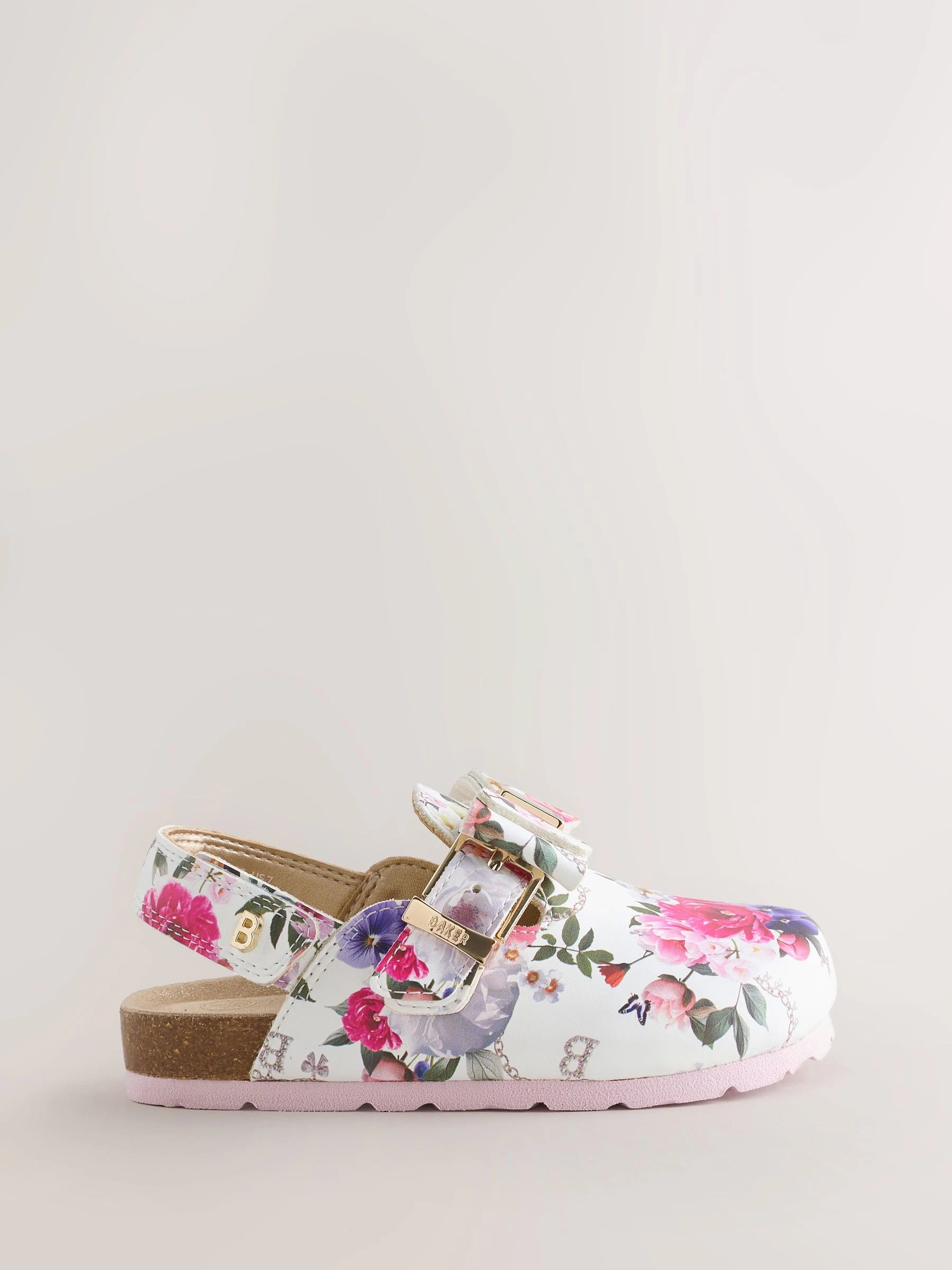 Baker by Ted Baker Bow Mocassin Mule Clog Sandals