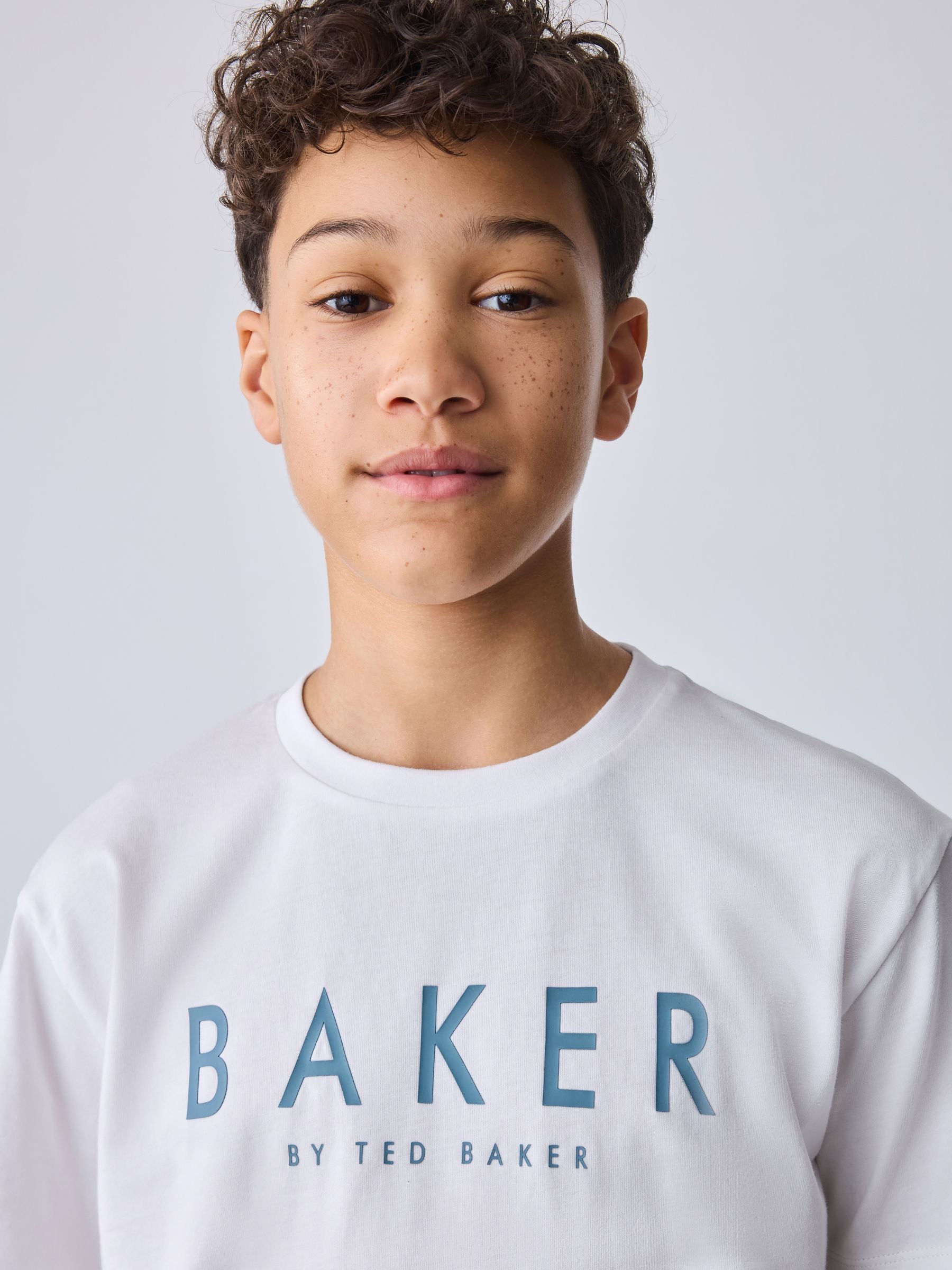 Baker by Ted Baker Blue Shirt, T-Shirt and Shorts Set