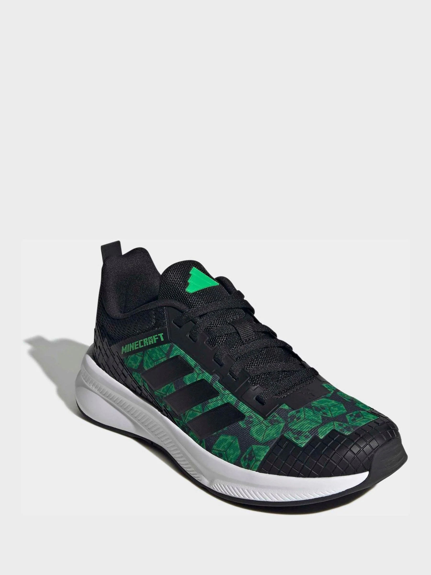 adidas Black Minecraft Fortarun 4.0 Junior Trainers