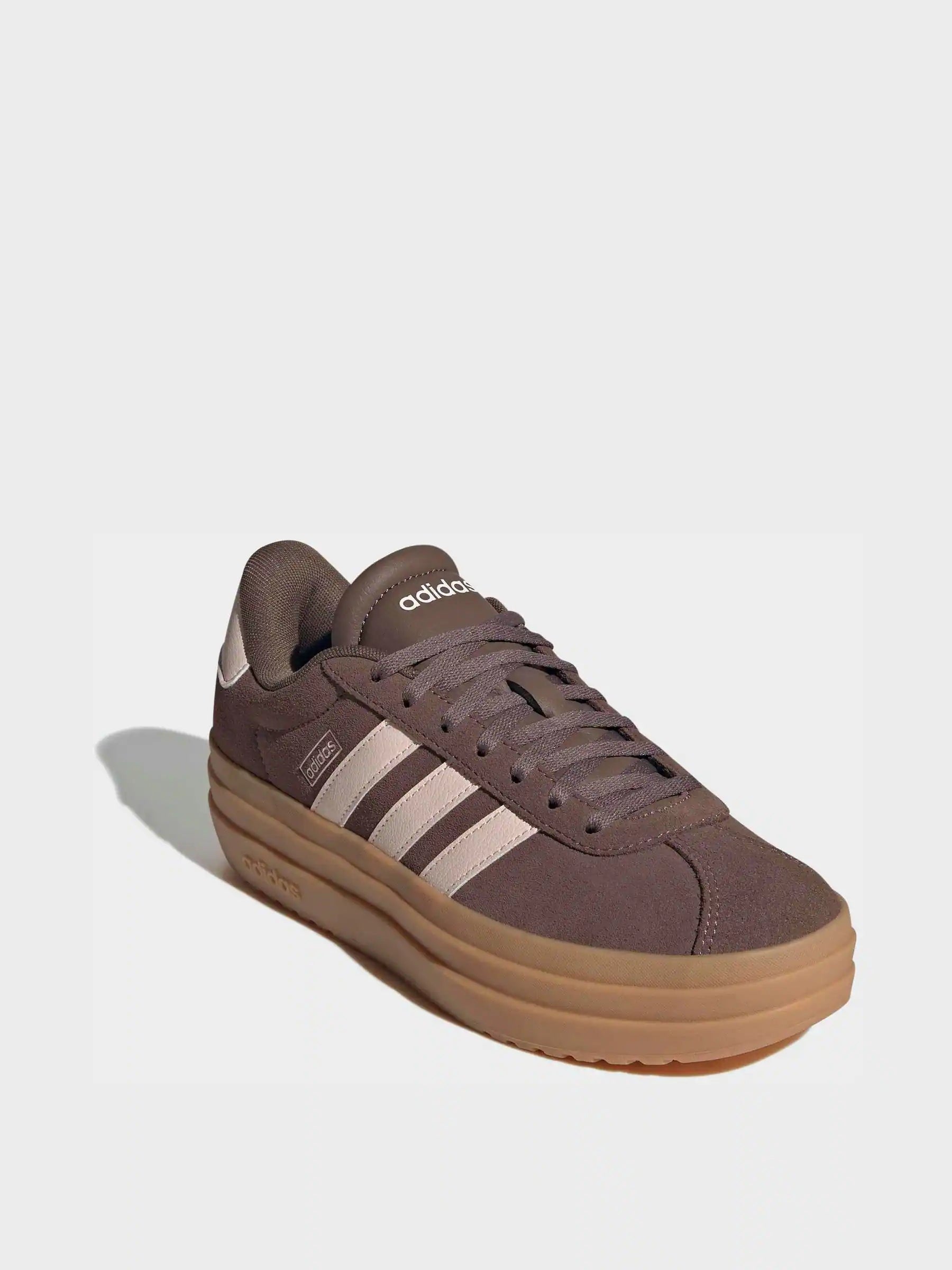 adidas Brown/Pink VL Court Bold Trainers