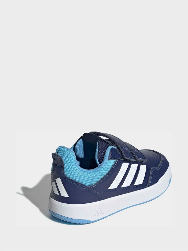 adidas Dark Blue Hook and Loop Tensaur Sport 3.0 Junior Trainers