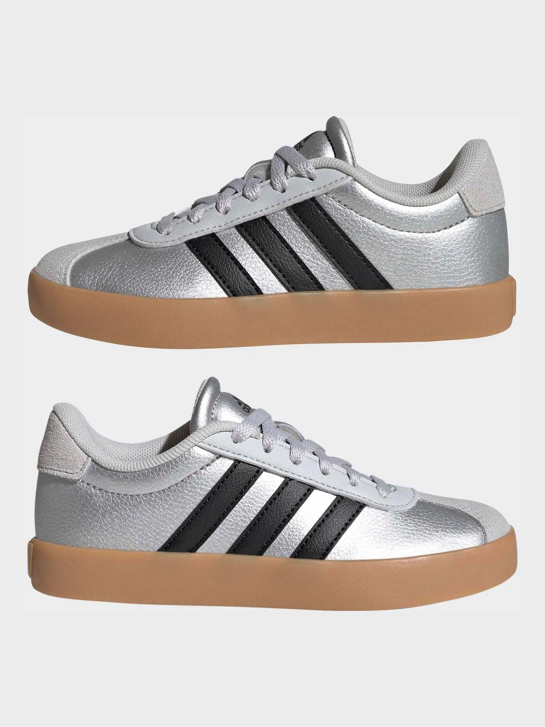 adidas Grey VL Court 3.0 Trainers