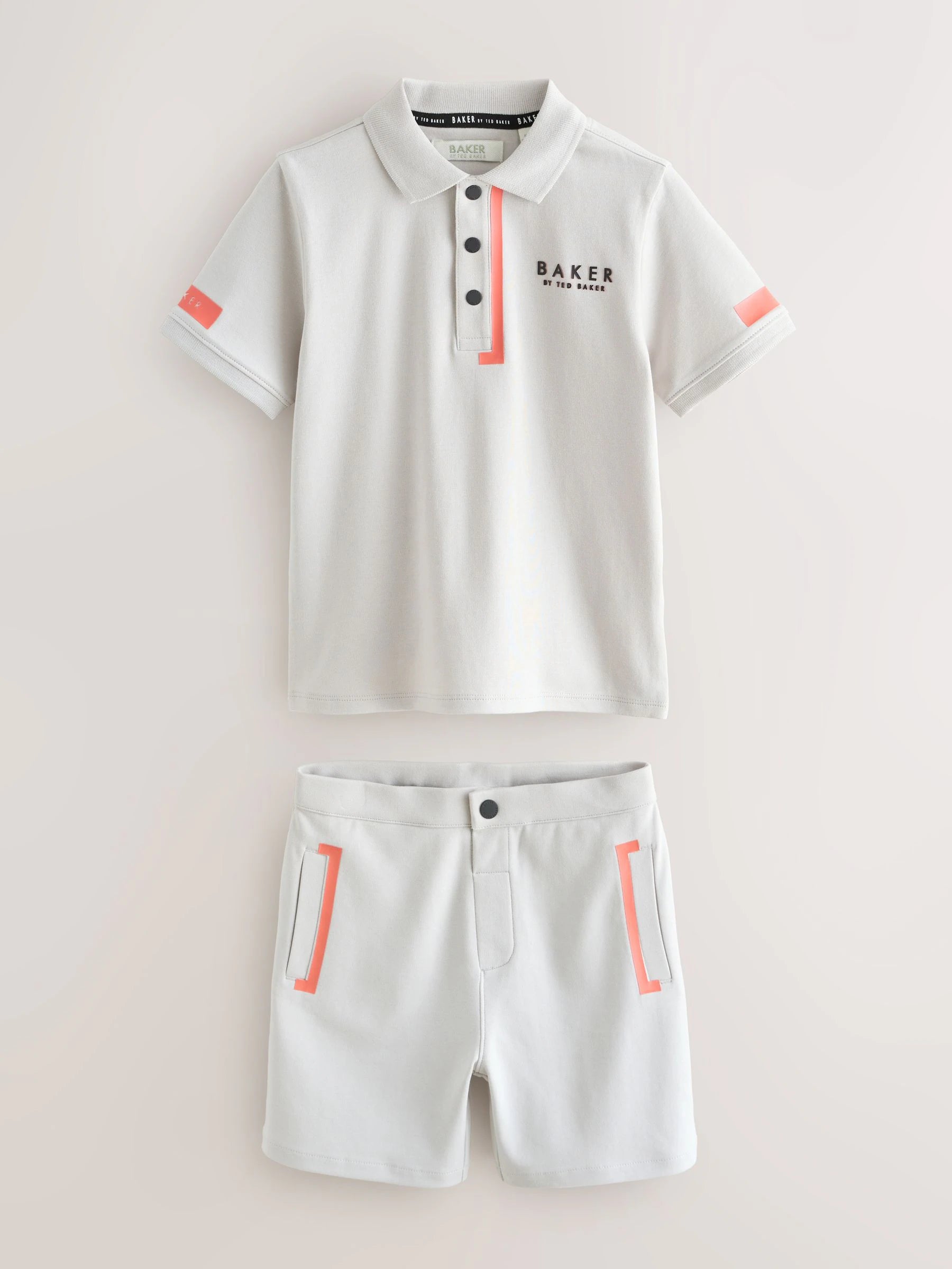 Baker by Ted Baker Short Sleeve Polo Shirt and Shorts Set