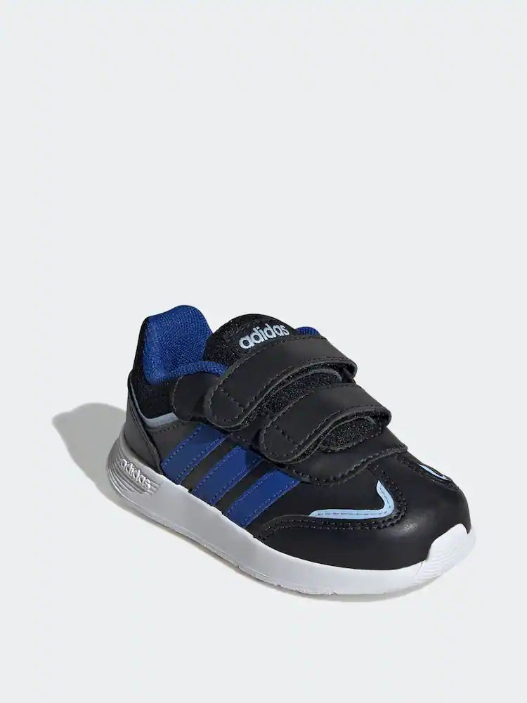 adidas Black/Navy Tensaur Switch Hook and Loop Infant Trainers